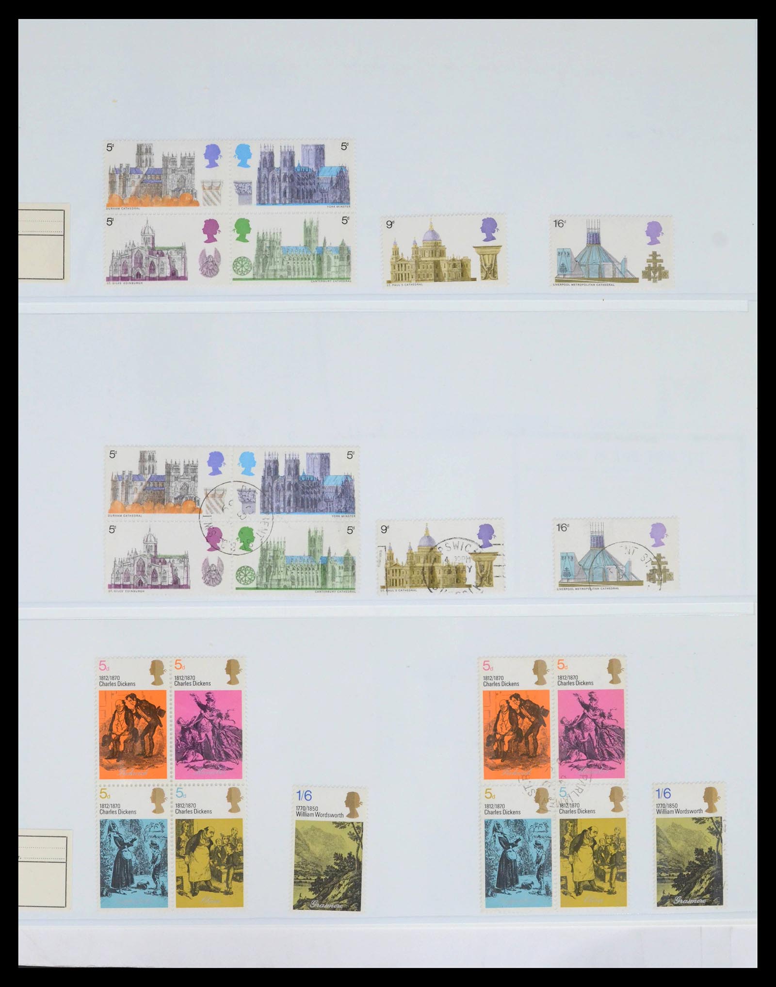 39462 0043 - Postzegelverzameling 39462 Engeland 1952-1981.