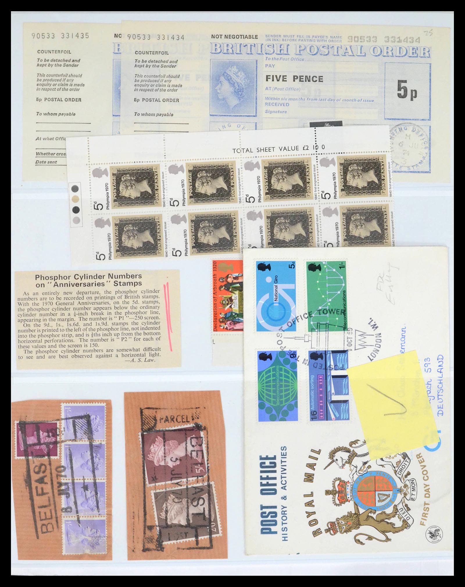 39462 0044 - Postzegelverzameling 39462 Engeland 1952-1981.