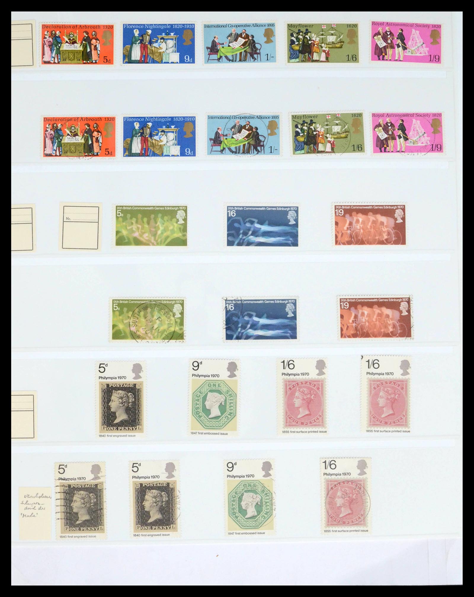 39462 0046 - Postzegelverzameling 39462 Engeland 1952-1981.