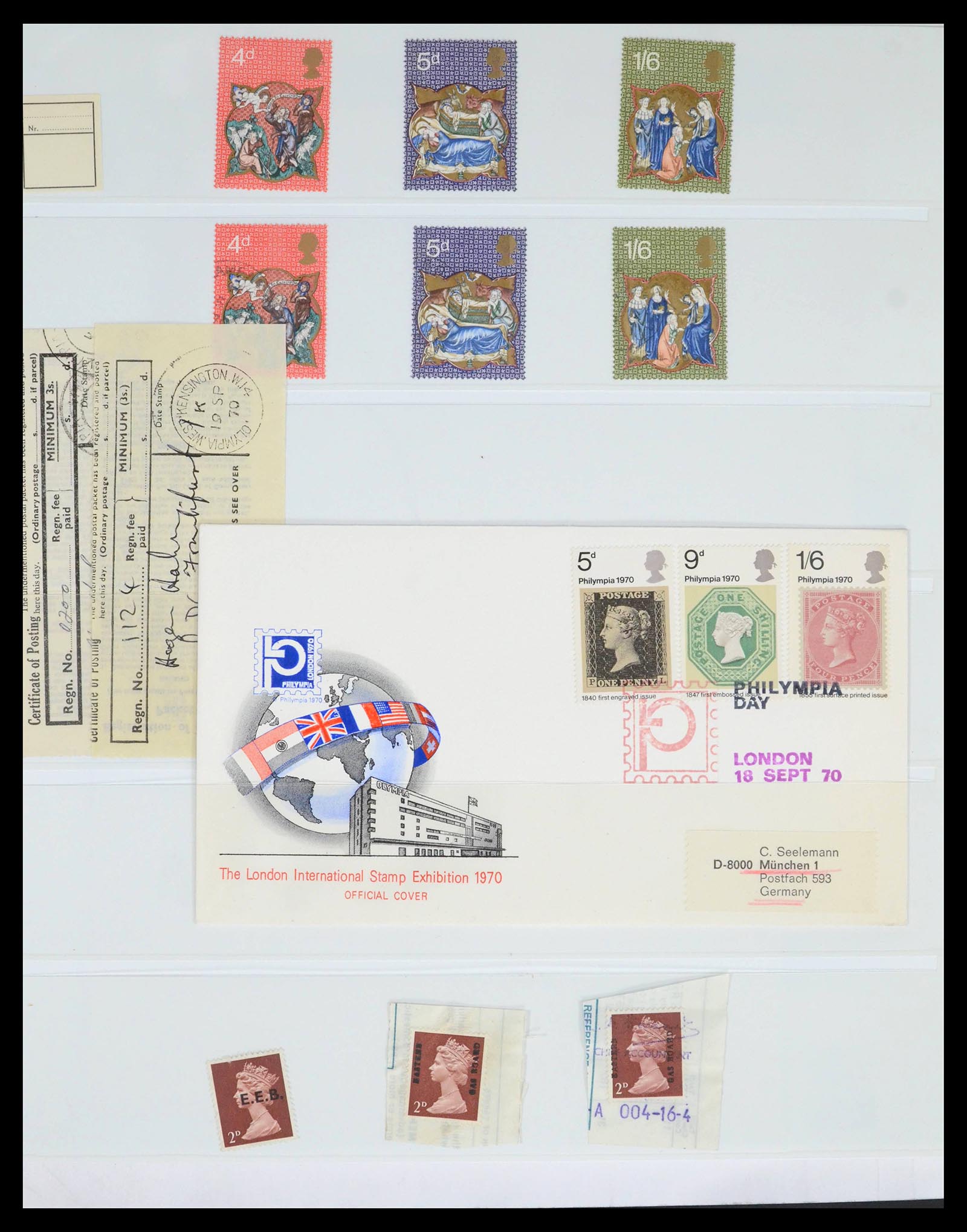 39462 0047 - Postzegelverzameling 39462 Engeland 1952-1981.