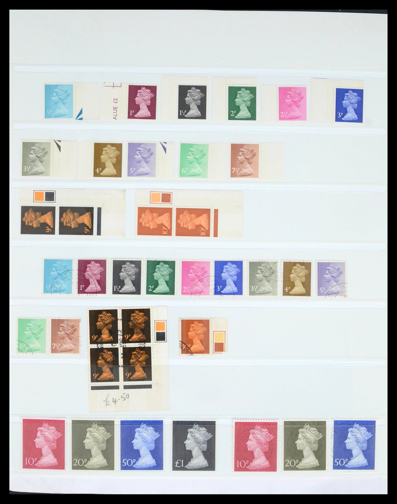 39462 0053 - Postzegelverzameling 39462 Engeland 1952-1981.