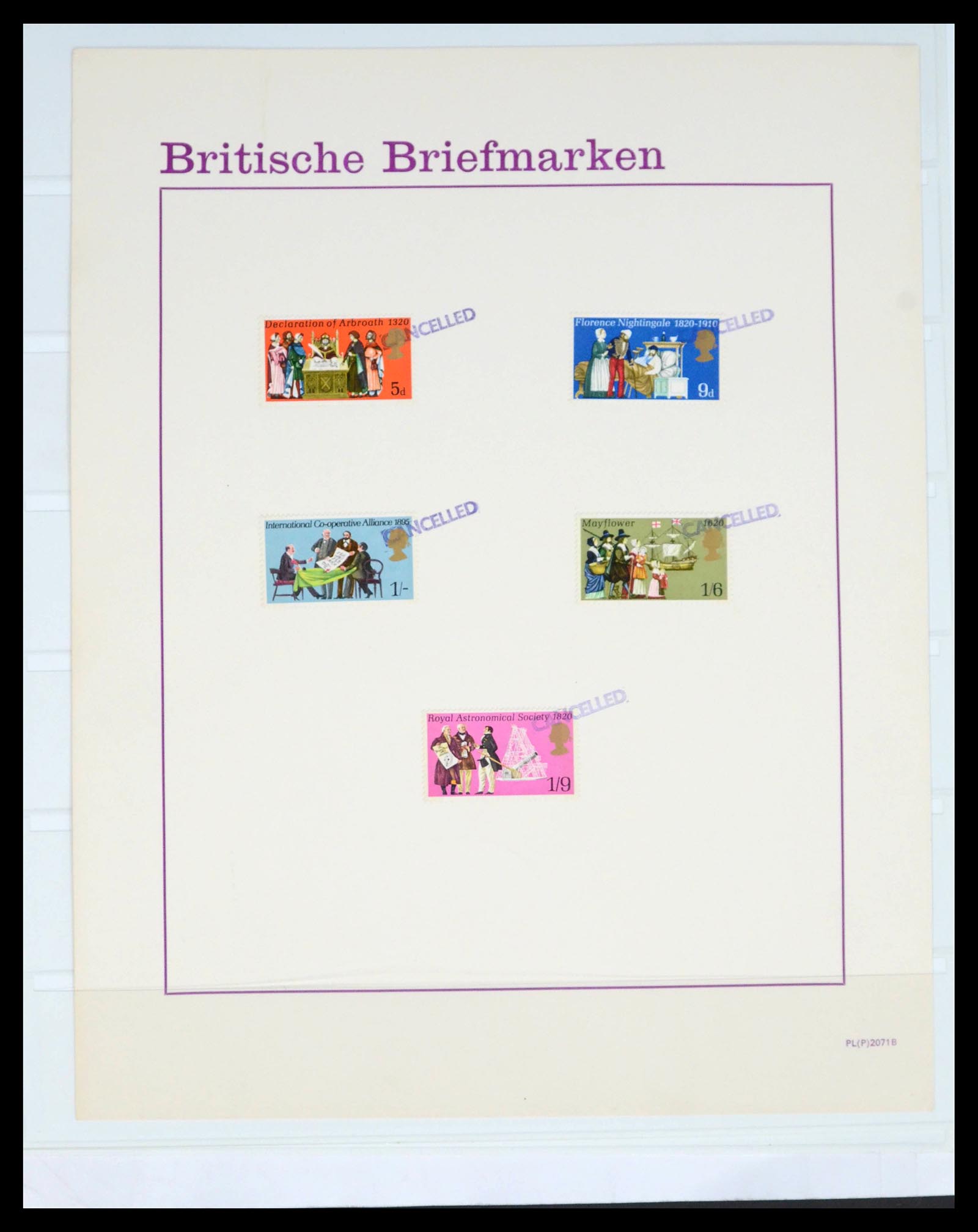 39462 0058 - Postzegelverzameling 39462 Engeland 1952-1981.