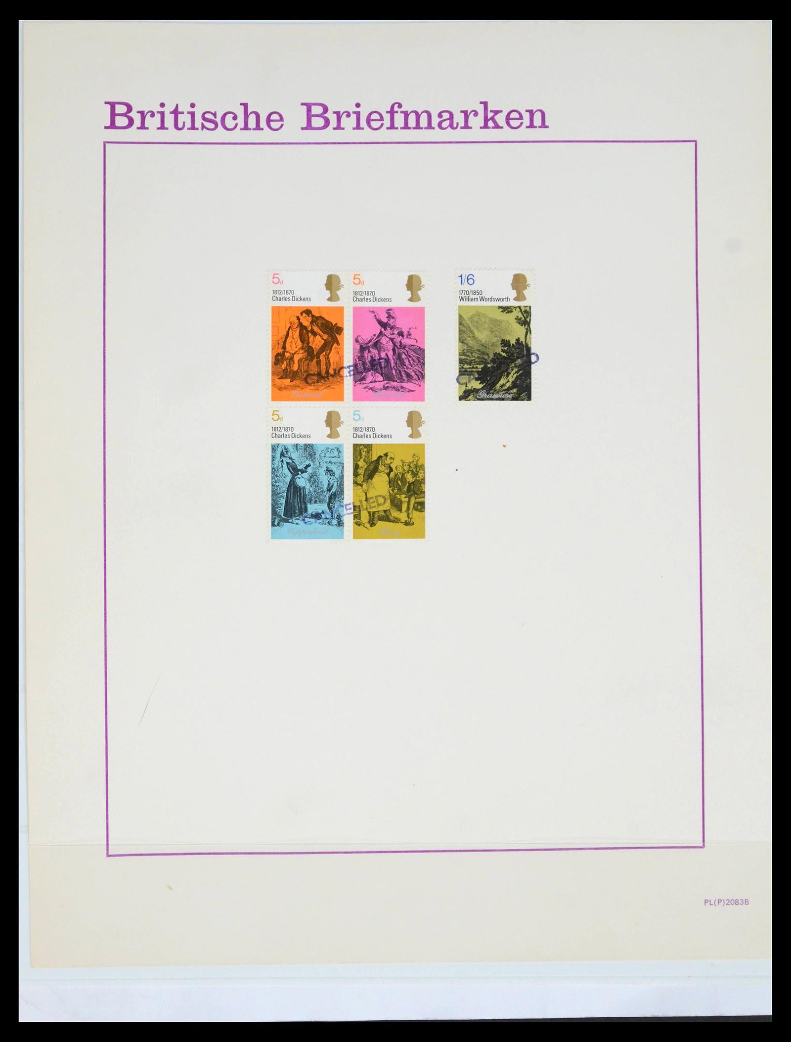39462 0059 - Postzegelverzameling 39462 Engeland 1952-1981.