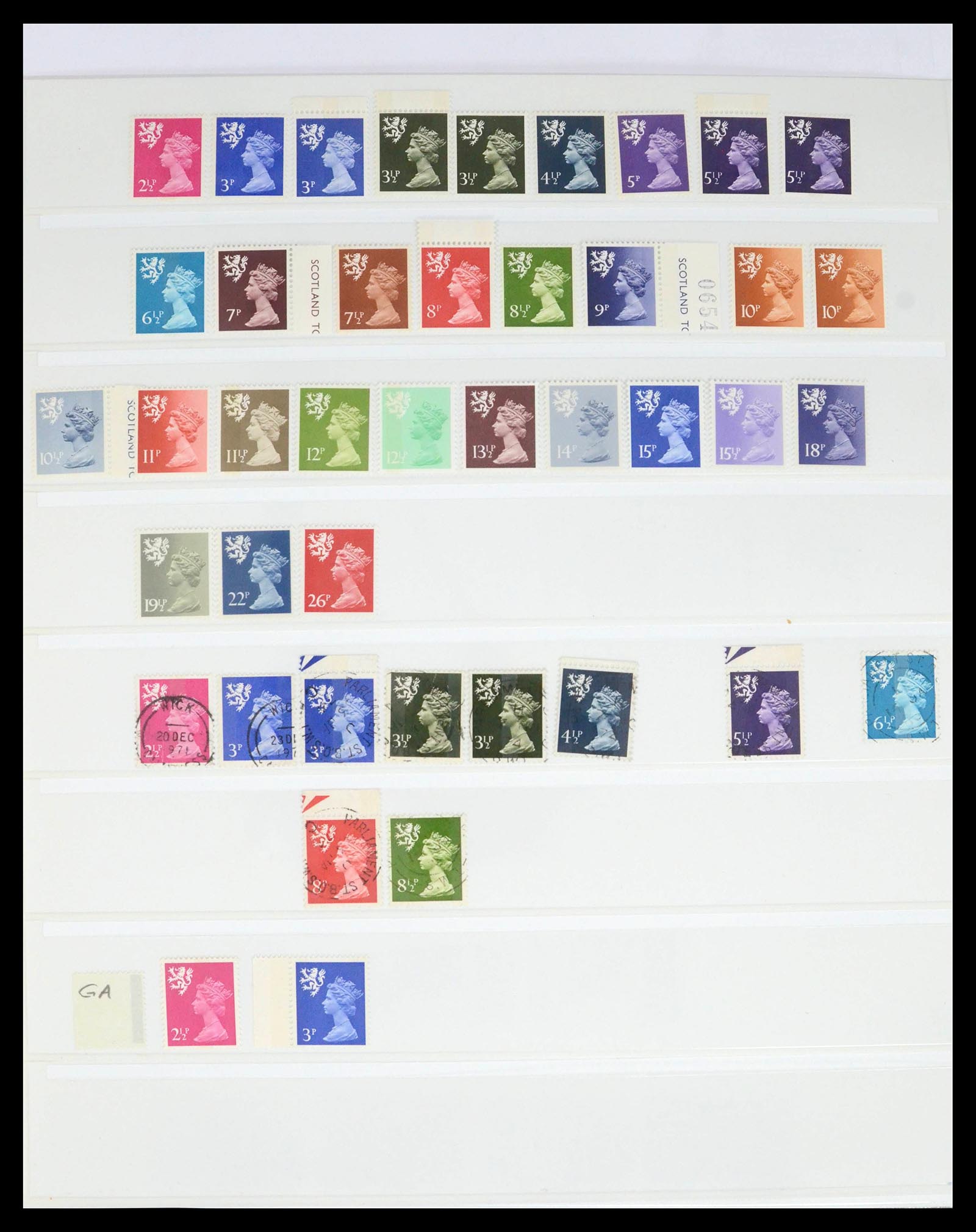 39462 0064 - Postzegelverzameling 39462 Engeland 1952-1981.