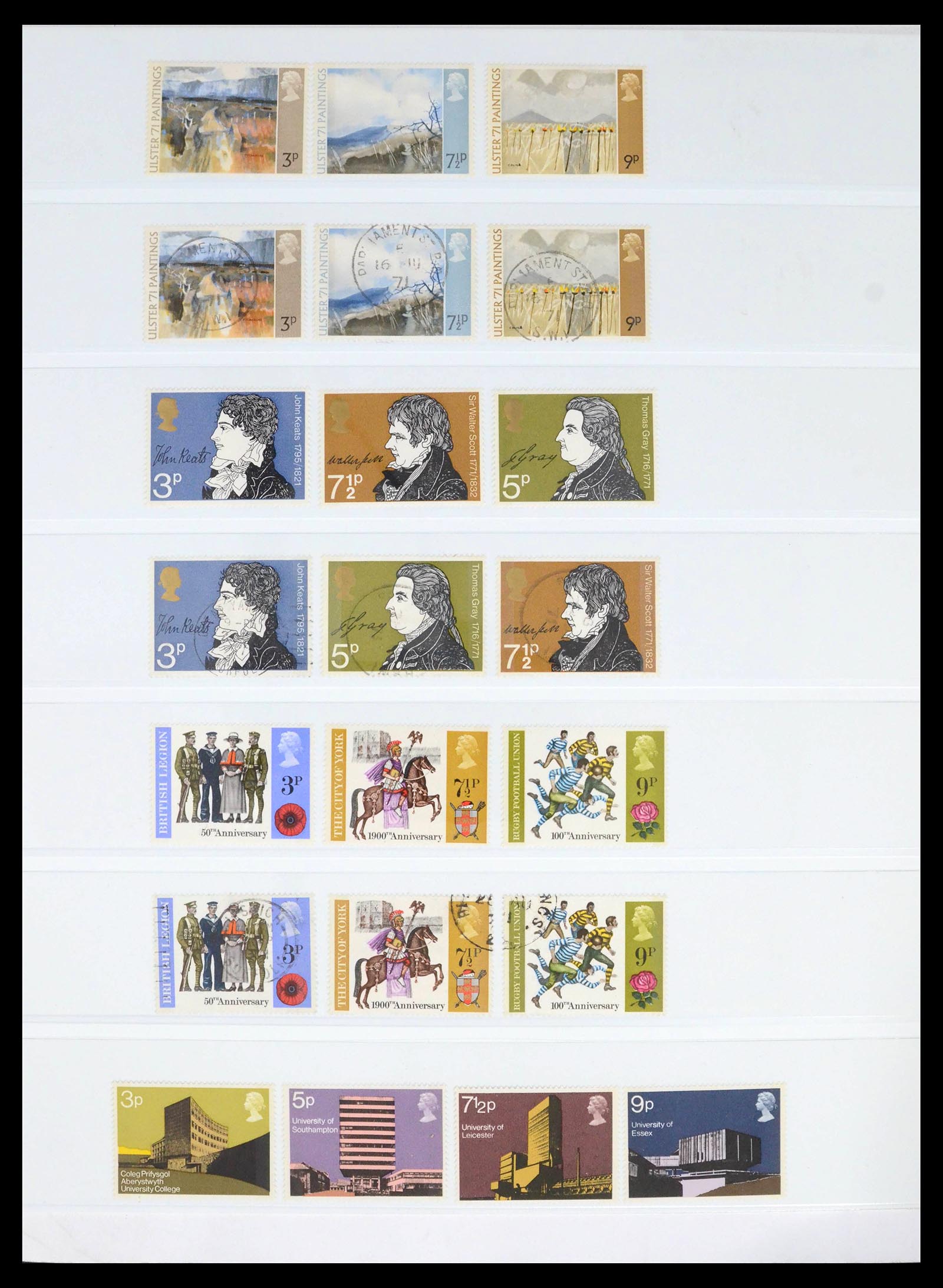 39462 0065 - Postzegelverzameling 39462 Engeland 1952-1981.