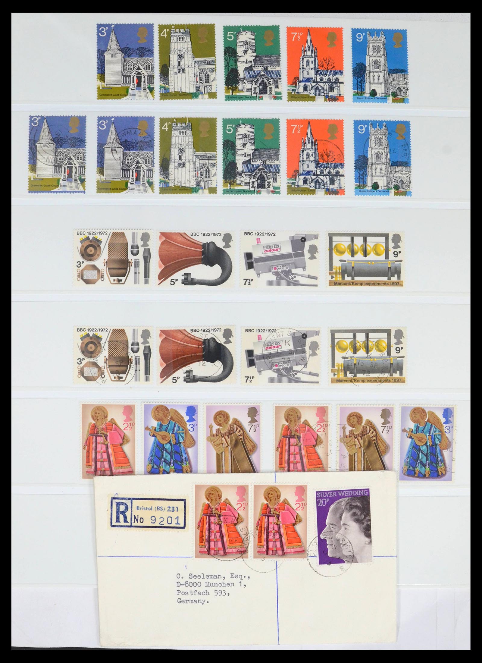 39462 0067 - Postzegelverzameling 39462 Engeland 1952-1981.