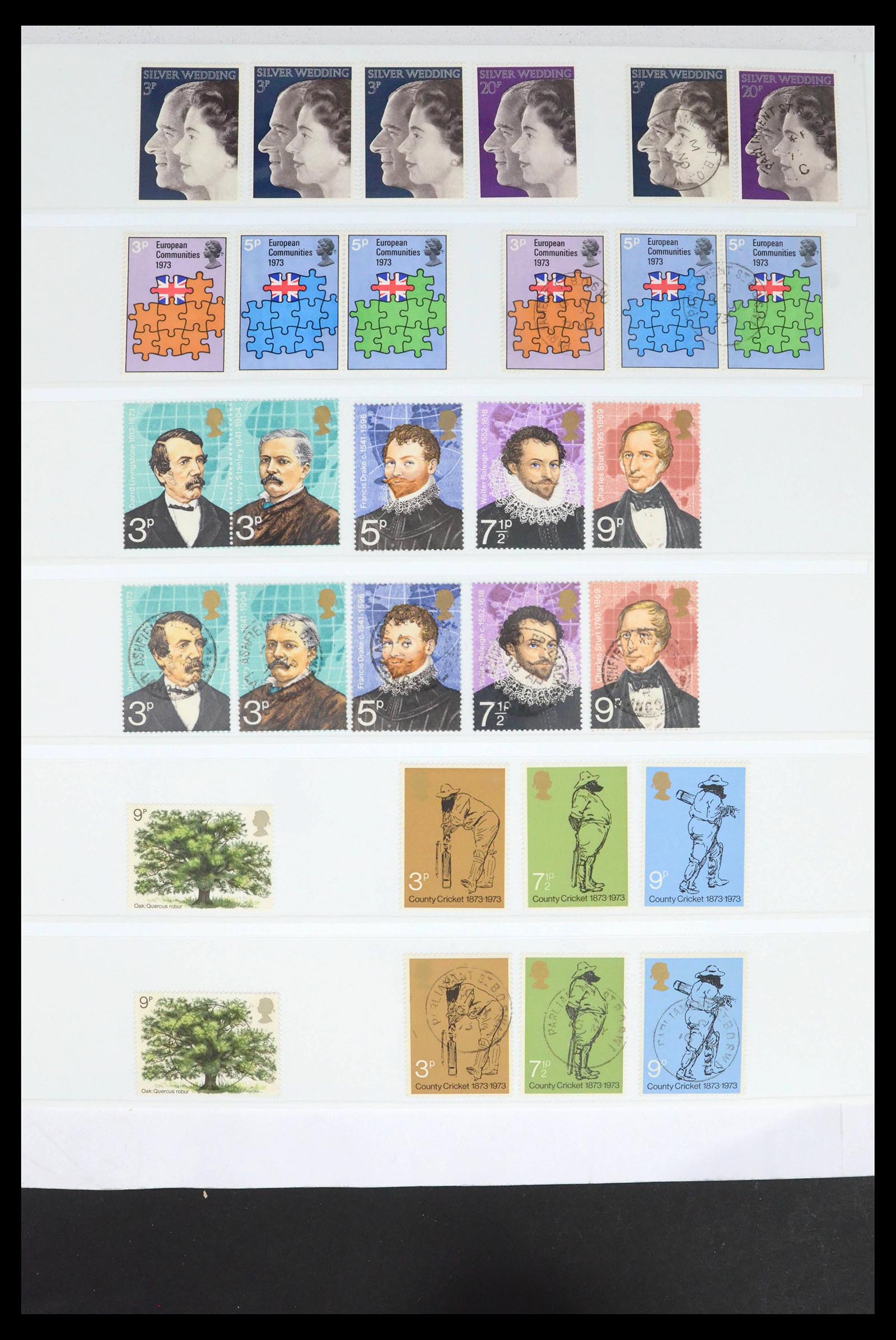 39462 0068 - Postzegelverzameling 39462 Engeland 1952-1981.