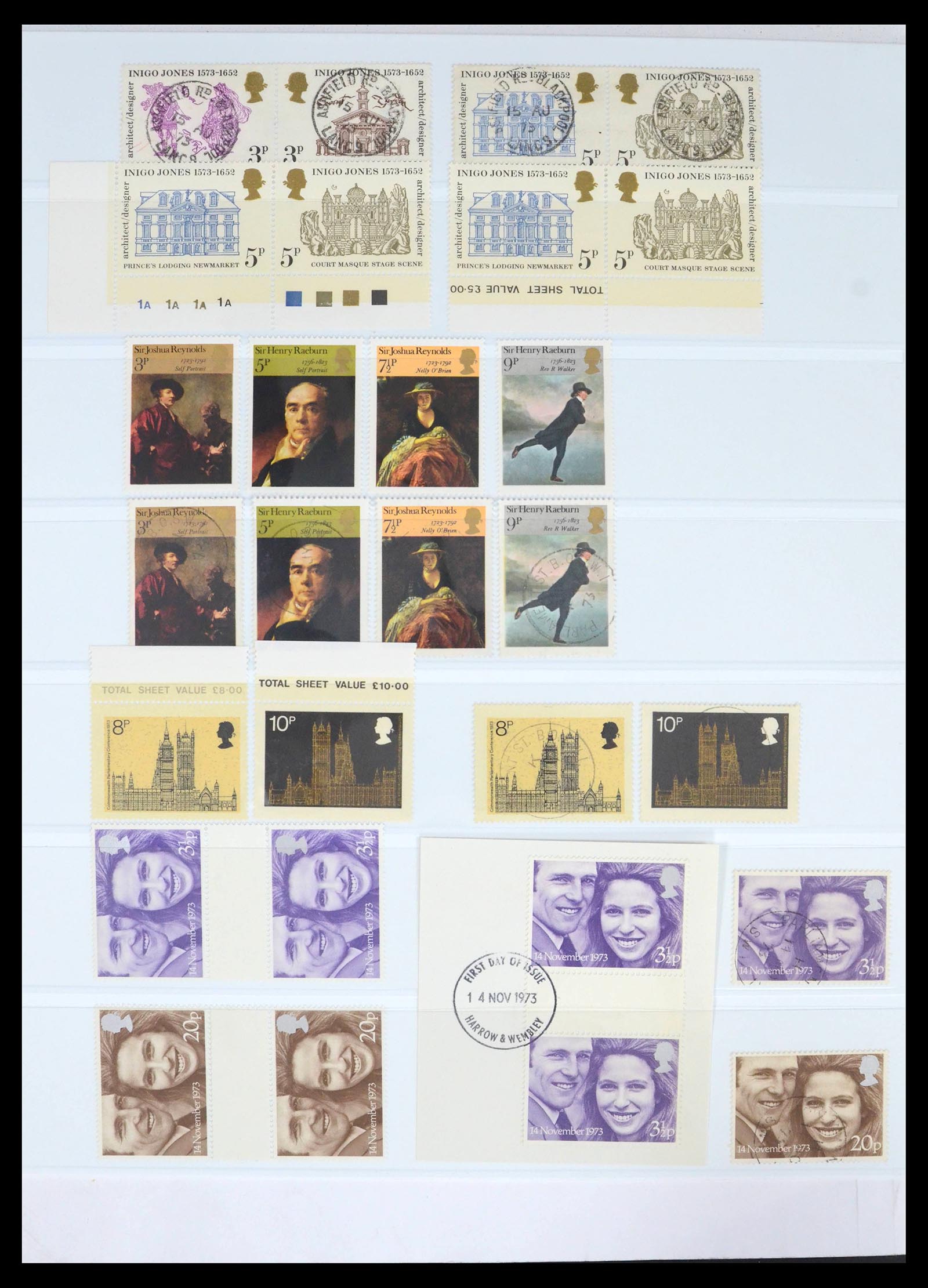 39462 0069 - Postzegelverzameling 39462 Engeland 1952-1981.
