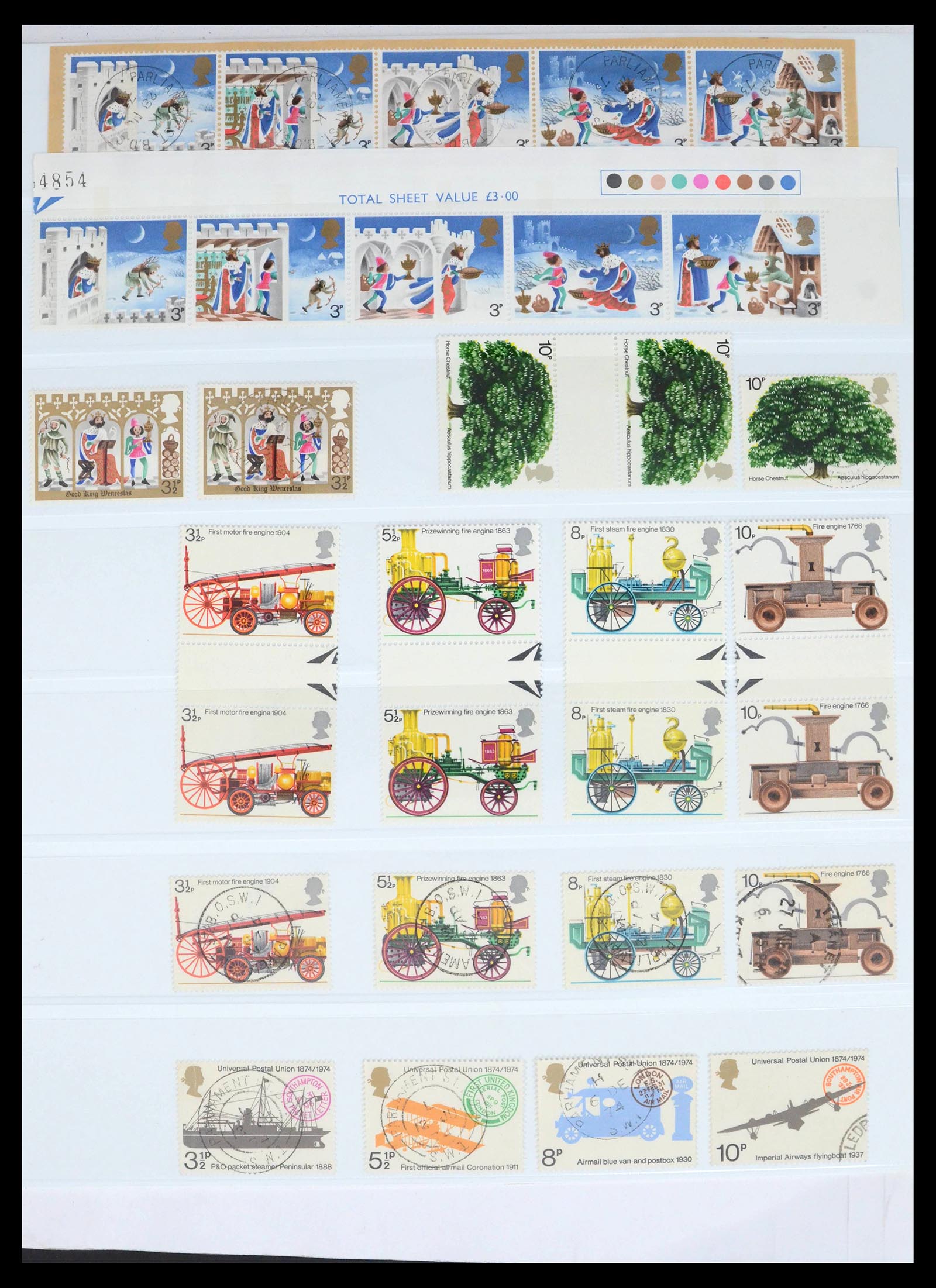39462 0070 - Postzegelverzameling 39462 Engeland 1952-1981.