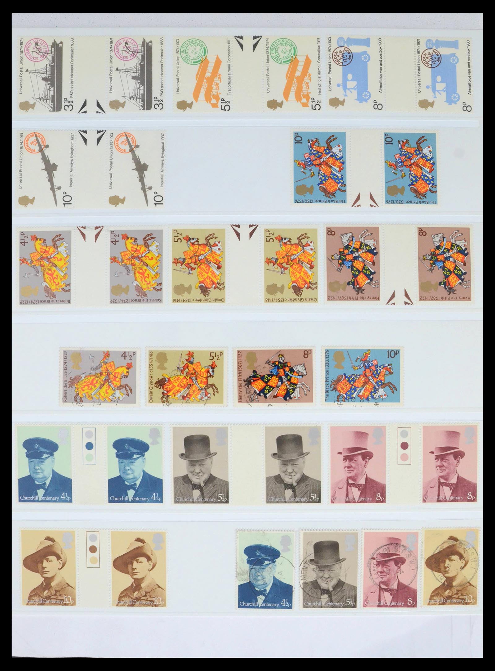 39462 0071 - Postzegelverzameling 39462 Engeland 1952-1981.