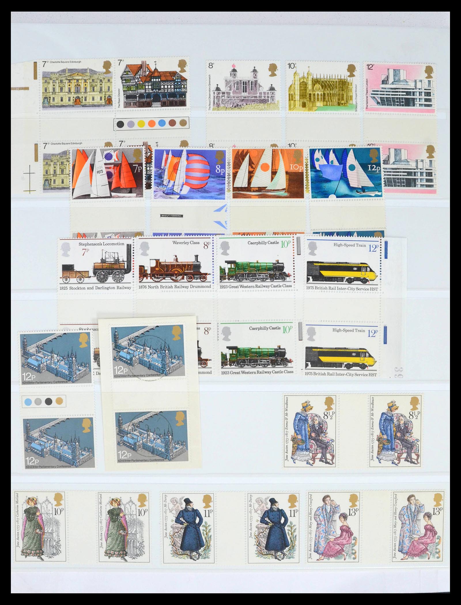 39462 0073 - Postzegelverzameling 39462 Engeland 1952-1981.