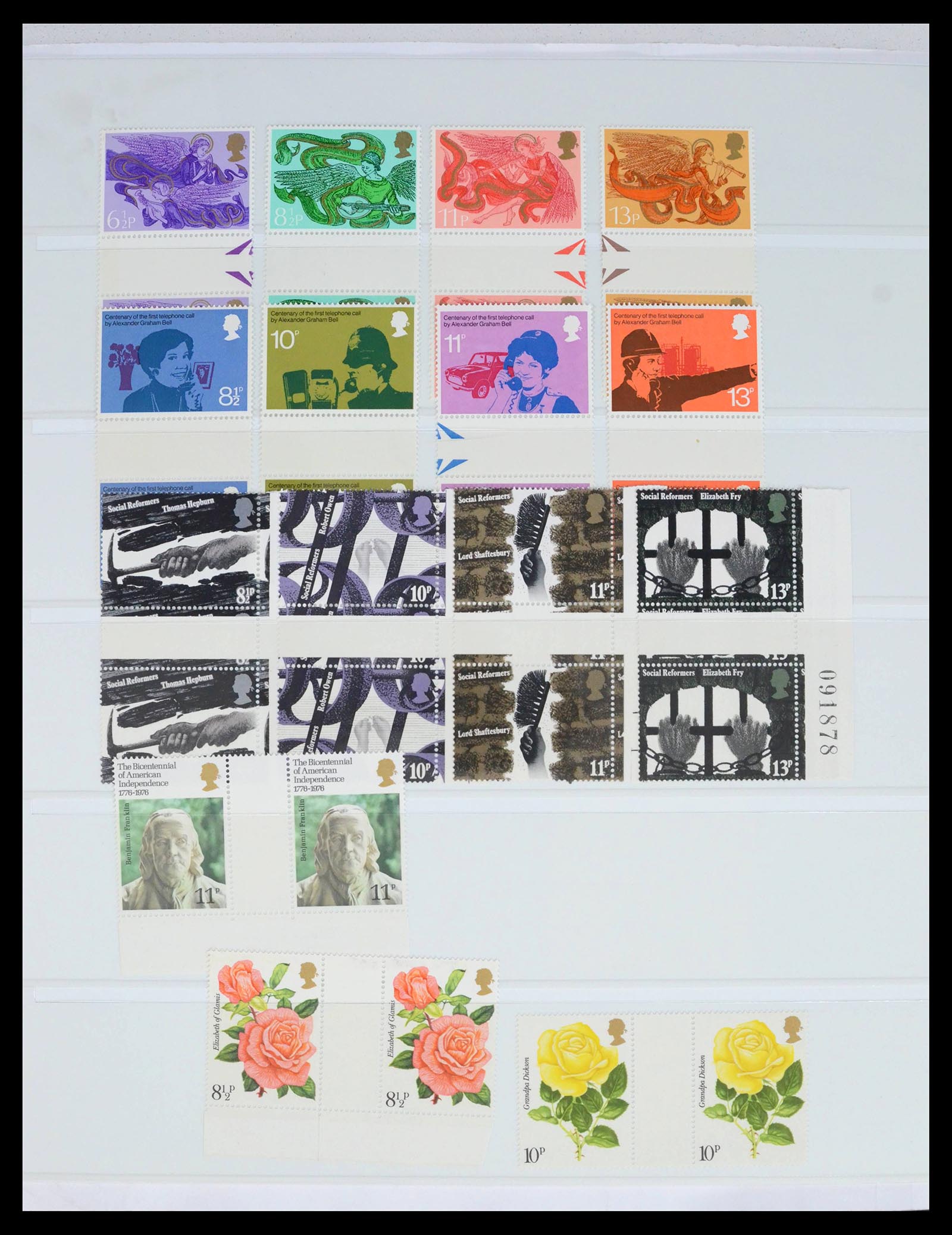 39462 0074 - Postzegelverzameling 39462 Engeland 1952-1981.