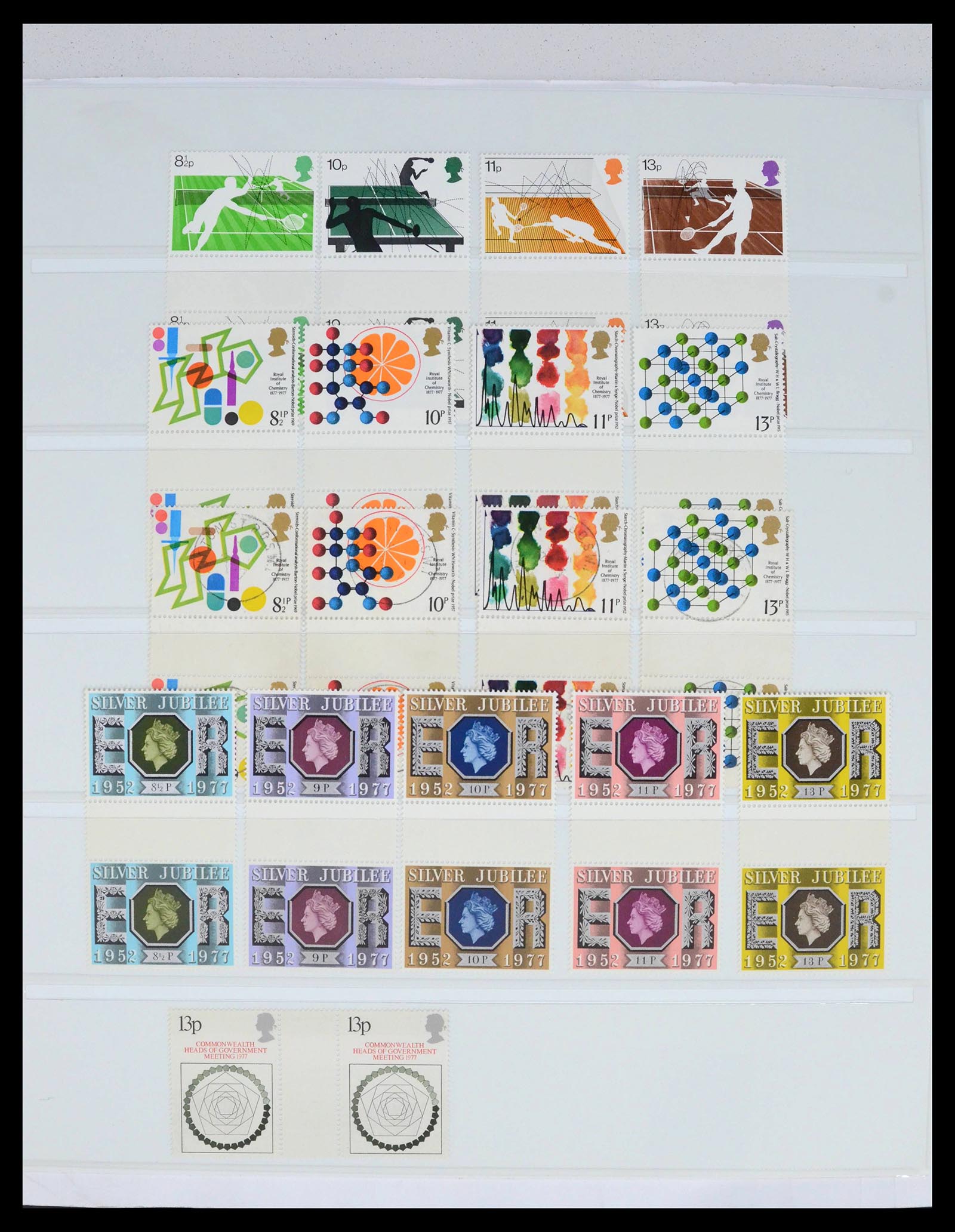 39462 0076 - Postzegelverzameling 39462 Engeland 1952-1981.