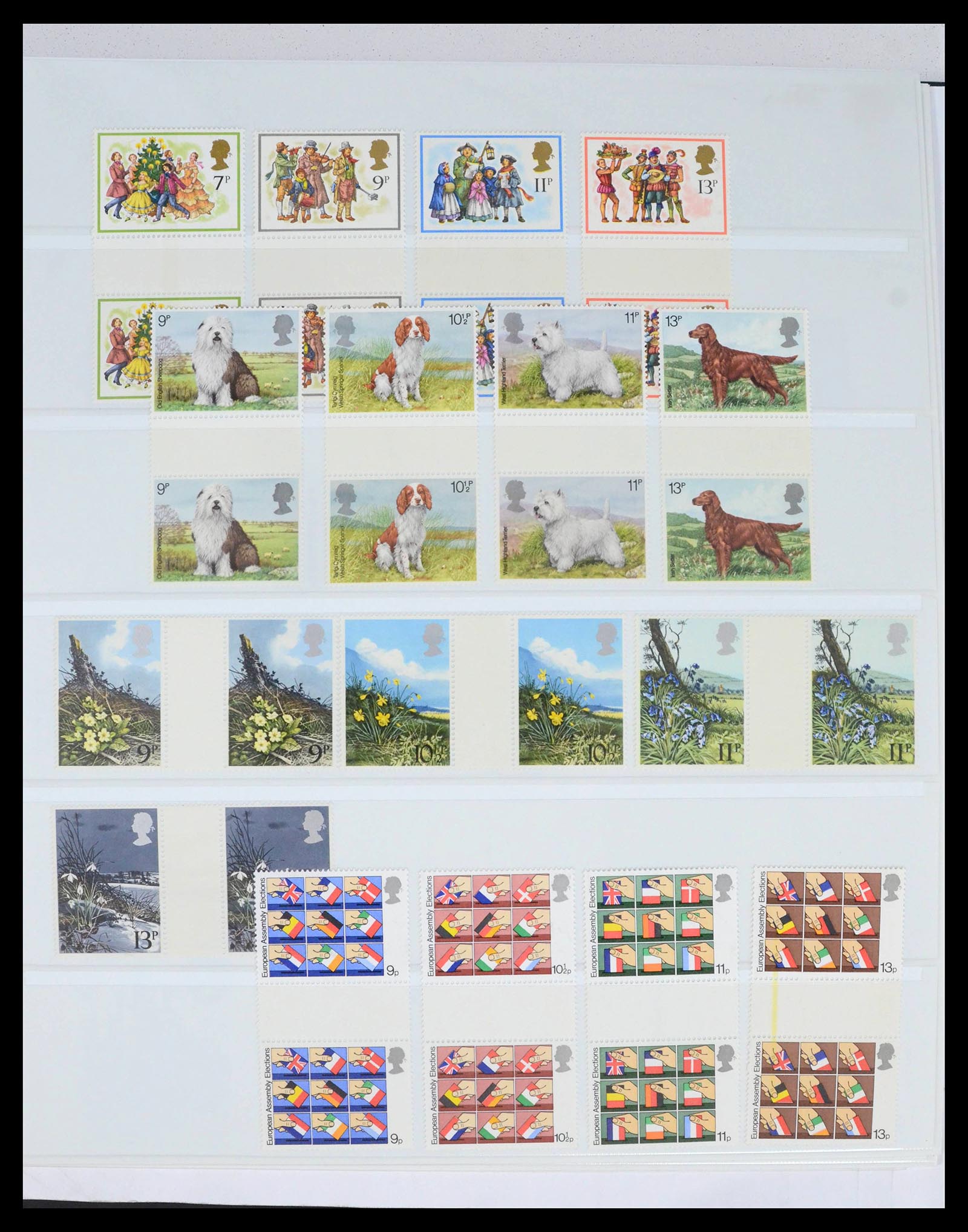39462 0079 - Postzegelverzameling 39462 Engeland 1952-1981.