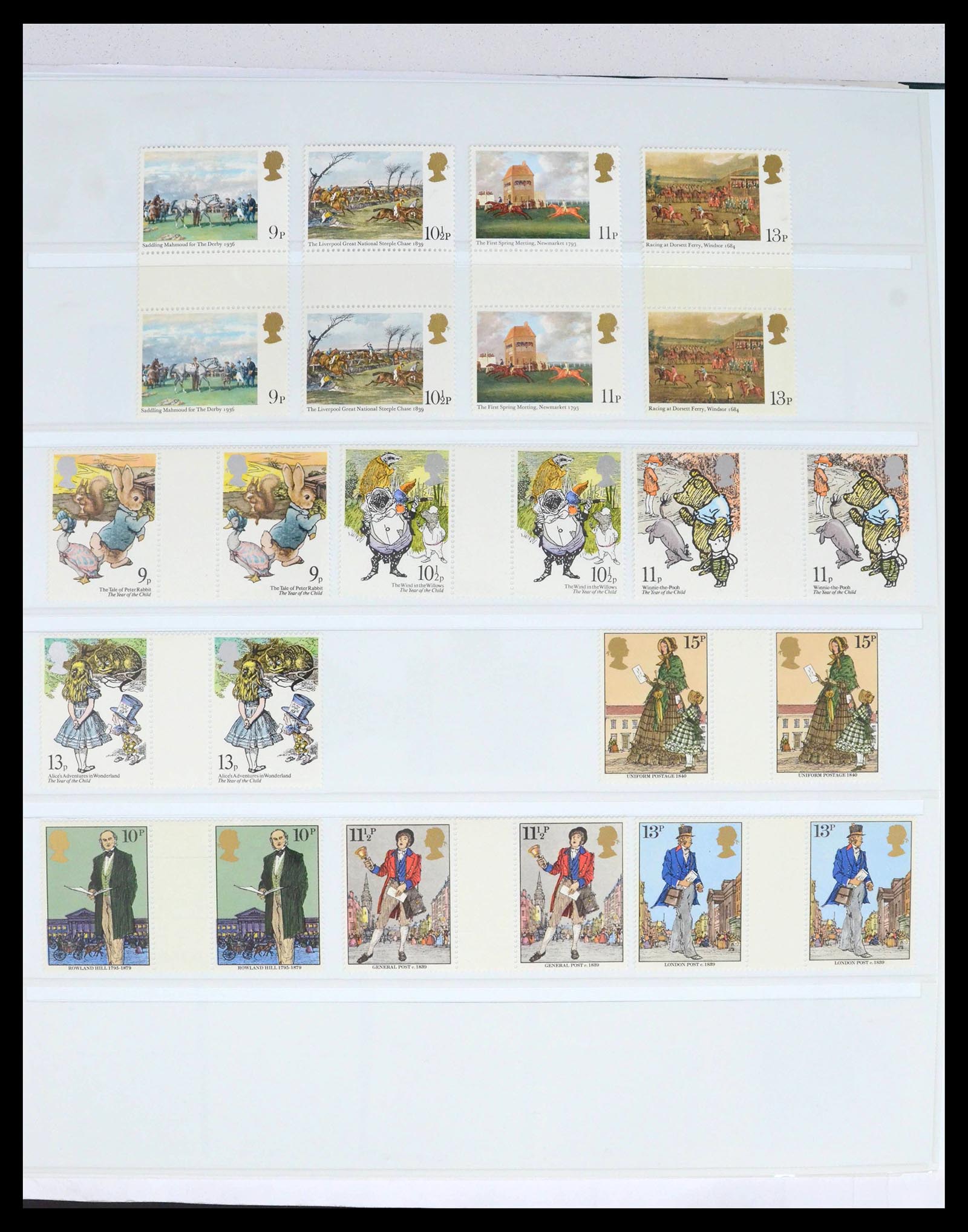 39462 0080 - Postzegelverzameling 39462 Engeland 1952-1981.