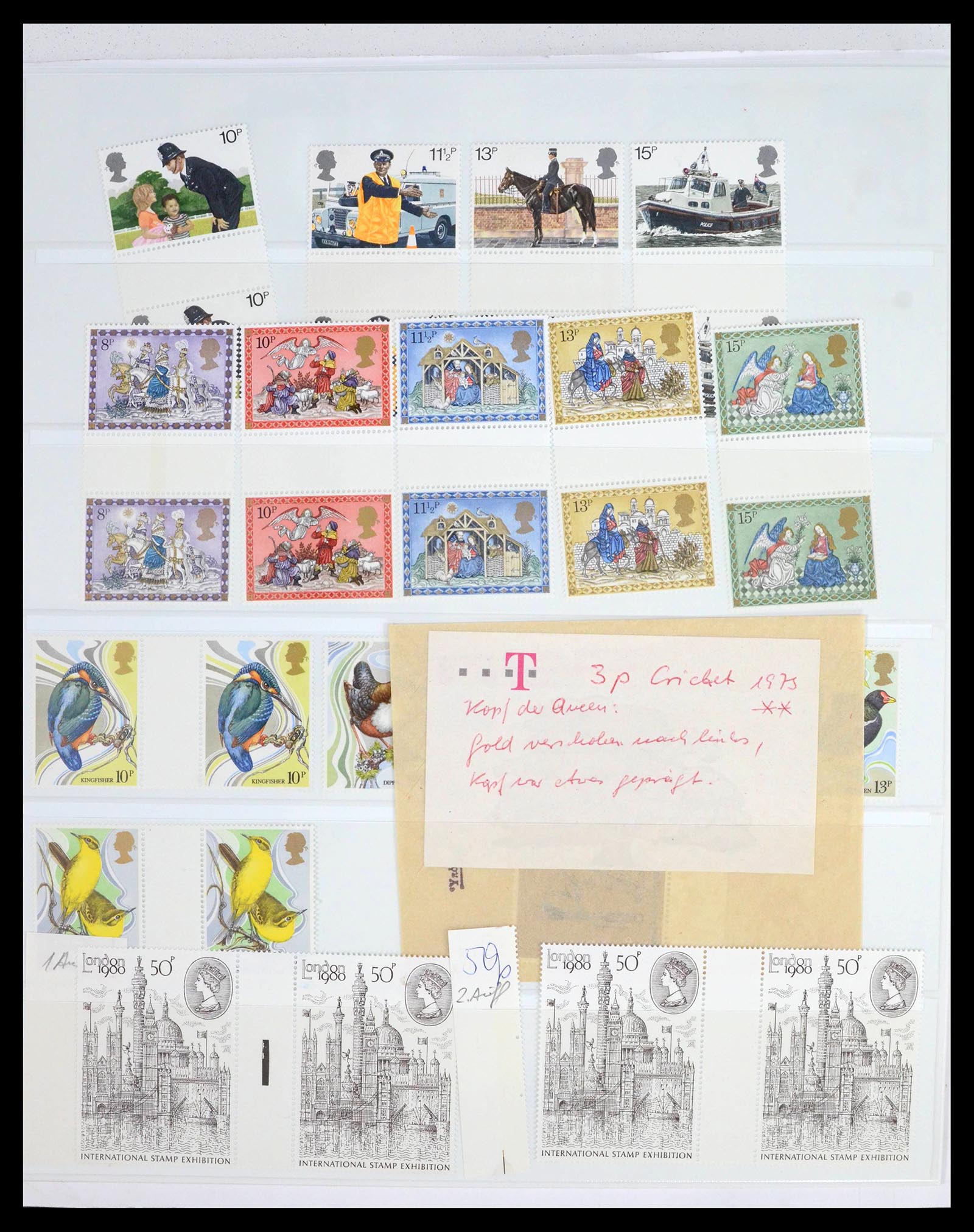39462 0082 - Postzegelverzameling 39462 Engeland 1952-1981.