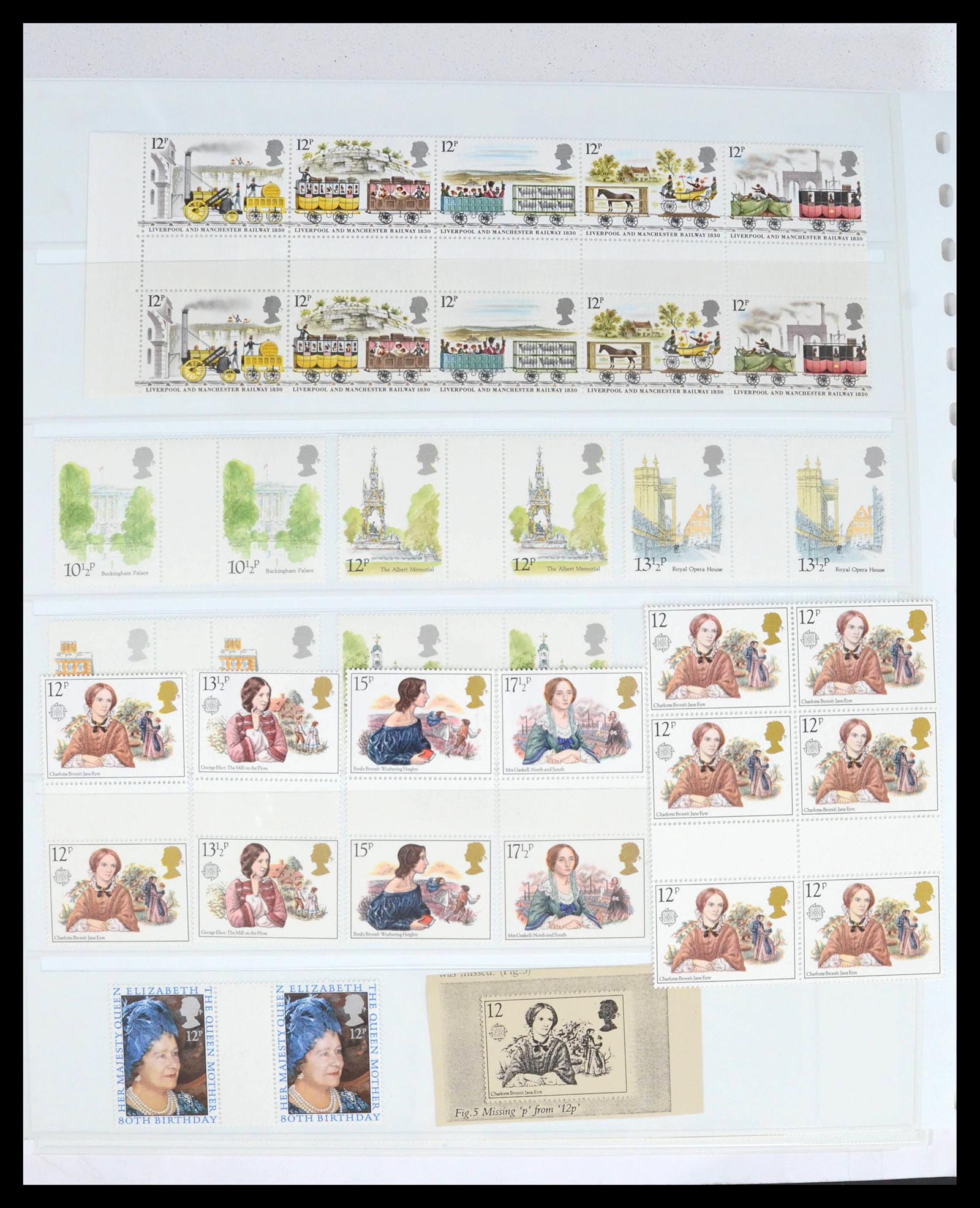 39462 0083 - Postzegelverzameling 39462 Engeland 1952-1981.