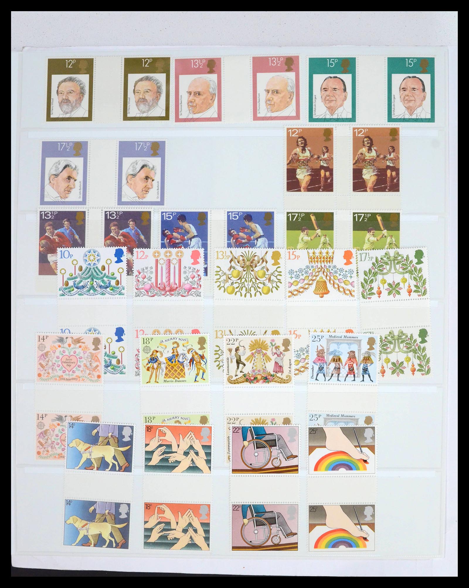 39462 0084 - Postzegelverzameling 39462 Engeland 1952-1981.