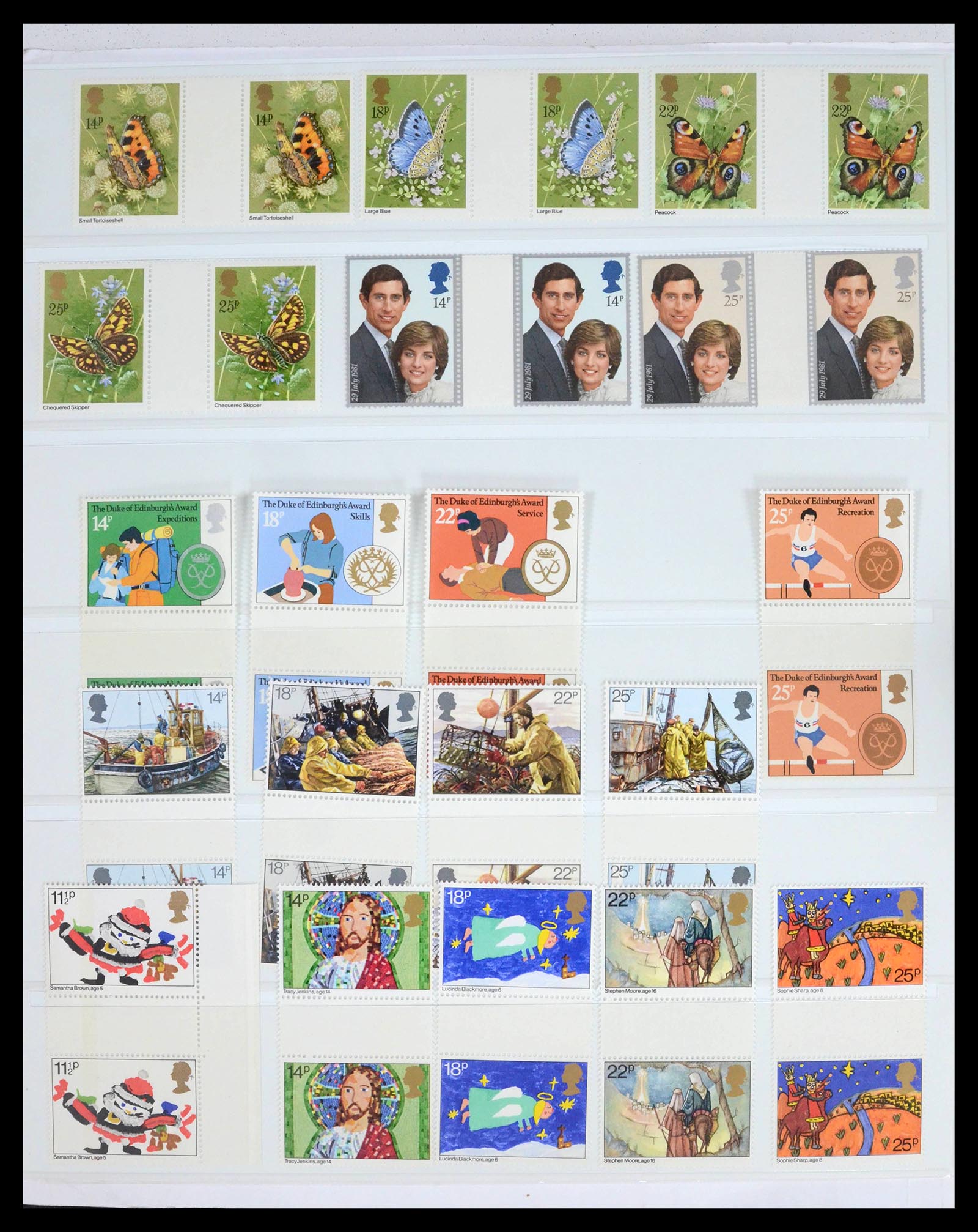 39462 0085 - Postzegelverzameling 39462 Engeland 1952-1981.