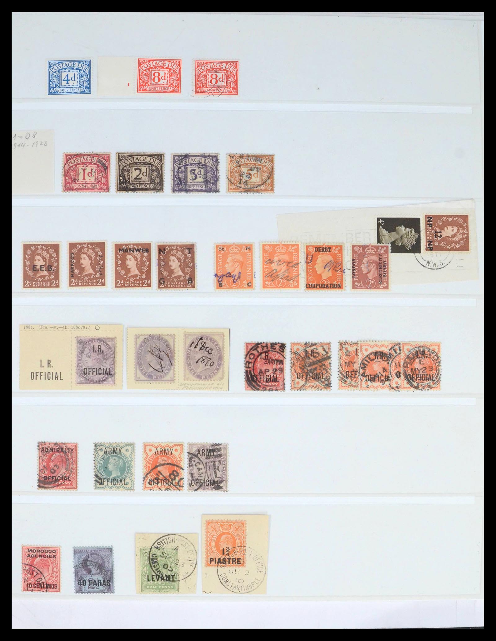 39462 0087 - Postzegelverzameling 39462 Engeland 1952-1981.