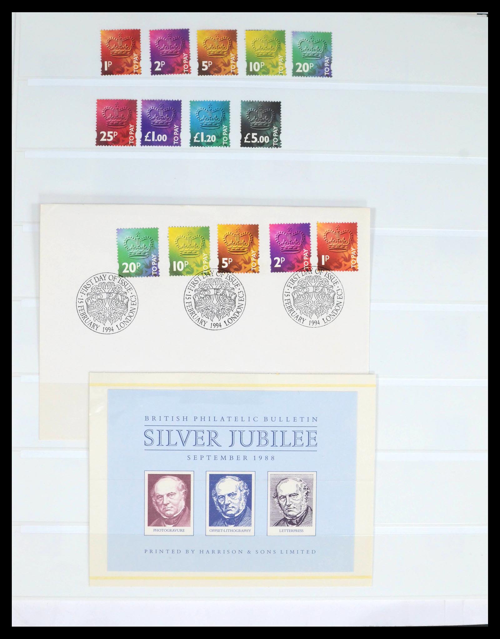 39462 0089 - Postzegelverzameling 39462 Engeland 1952-1981.