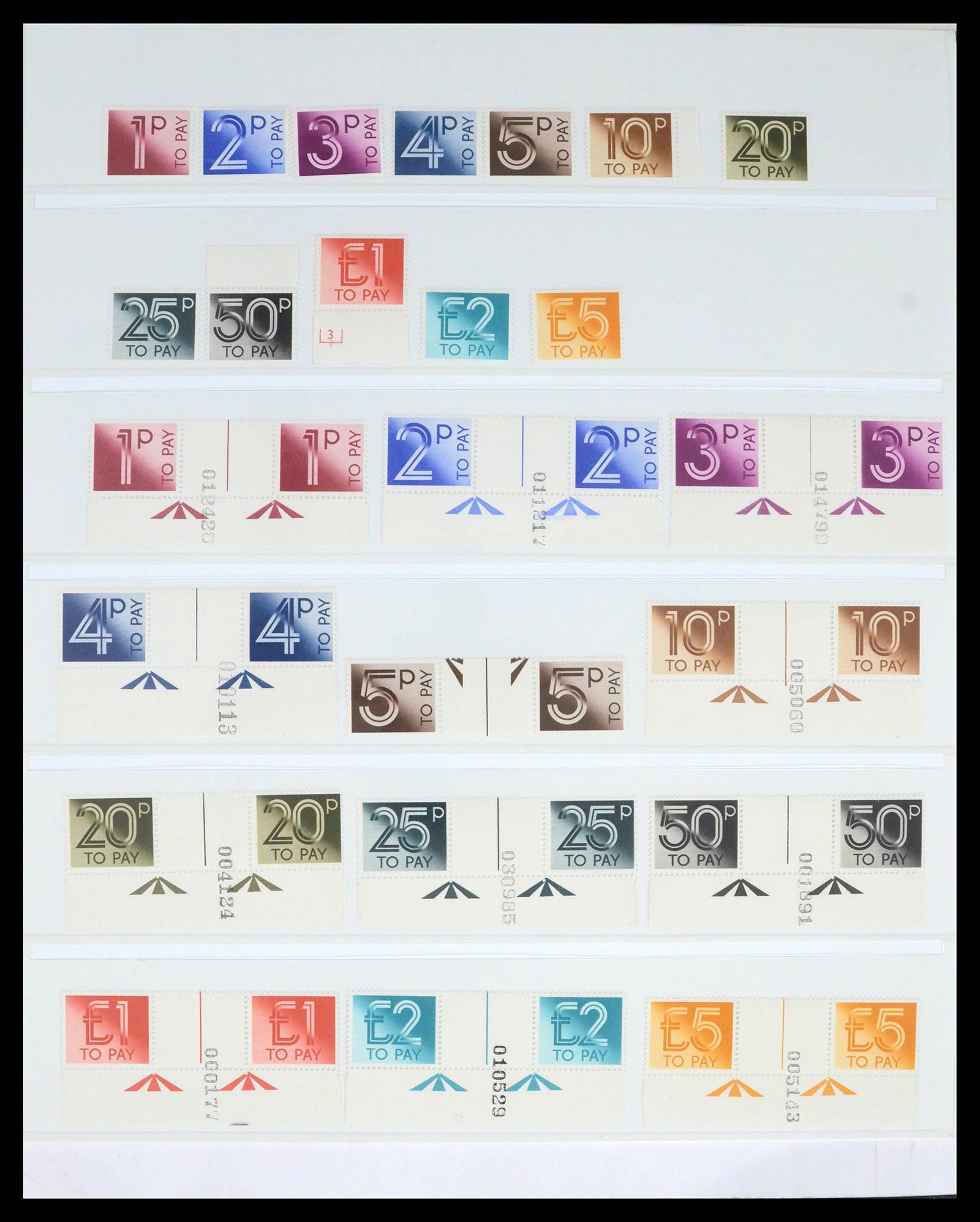 39462 0090 - Postzegelverzameling 39462 Engeland 1952-1981.
