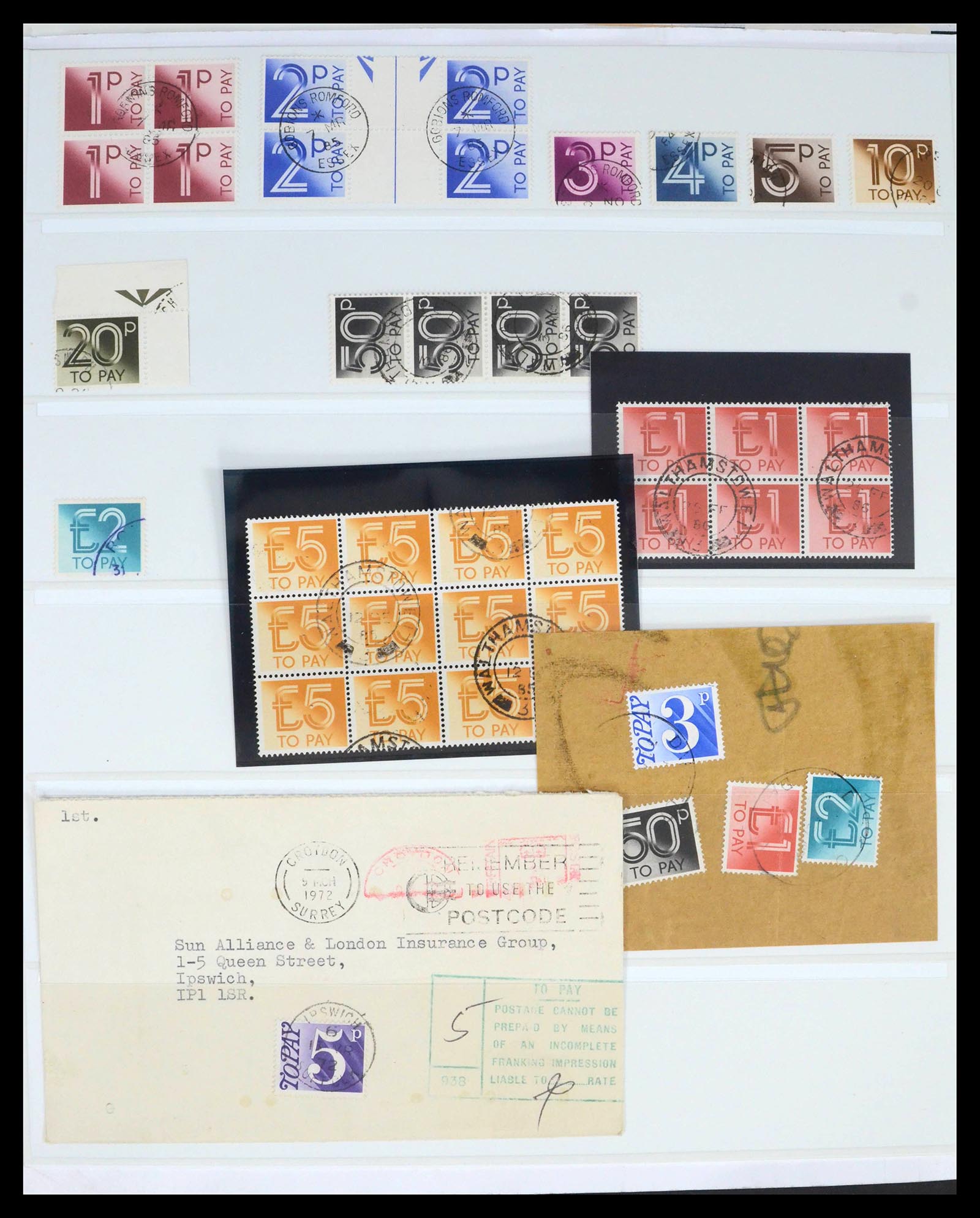 39462 0091 - Postzegelverzameling 39462 Engeland 1952-1981.
