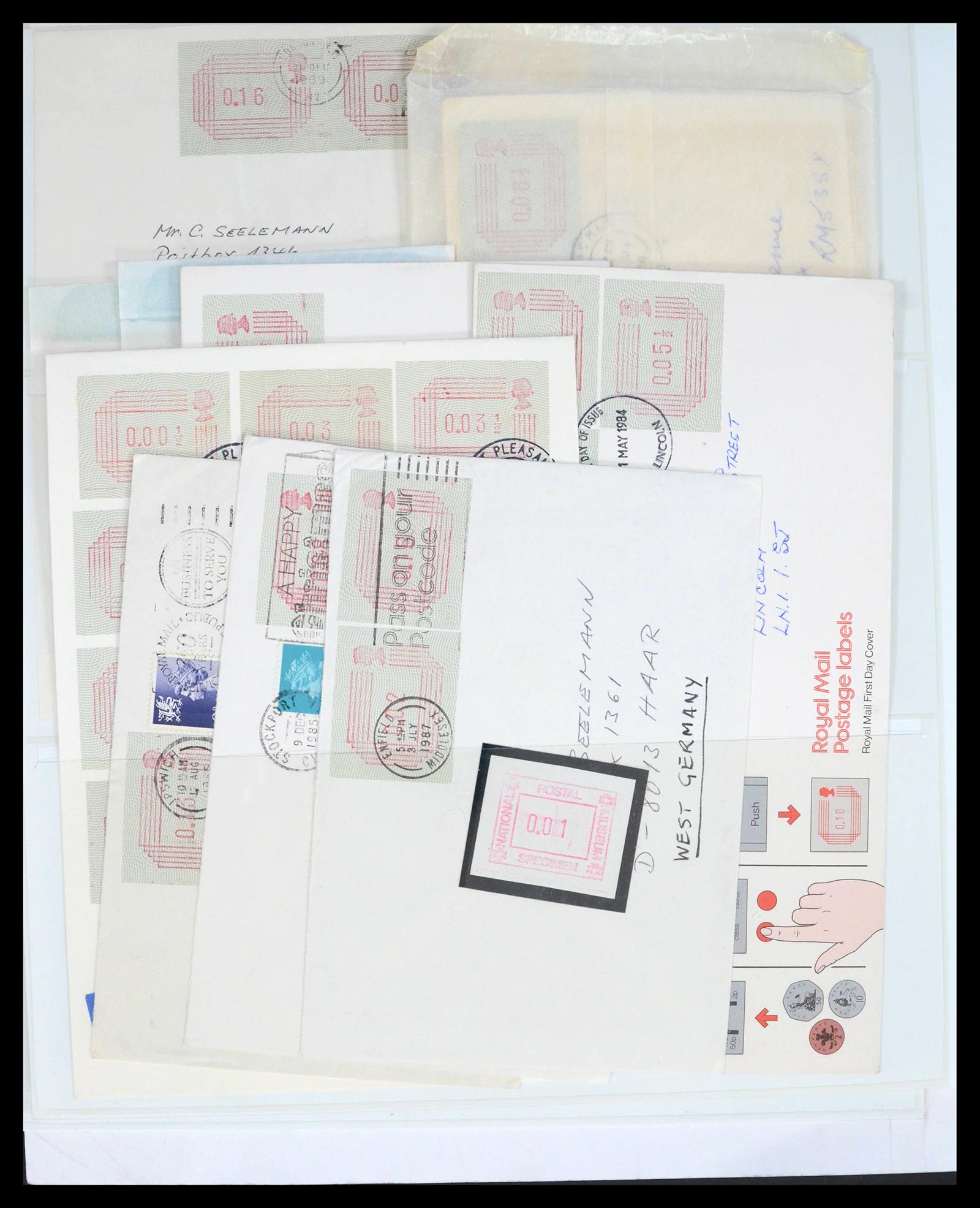 39462 0093 - Postzegelverzameling 39462 Engeland 1952-1981.