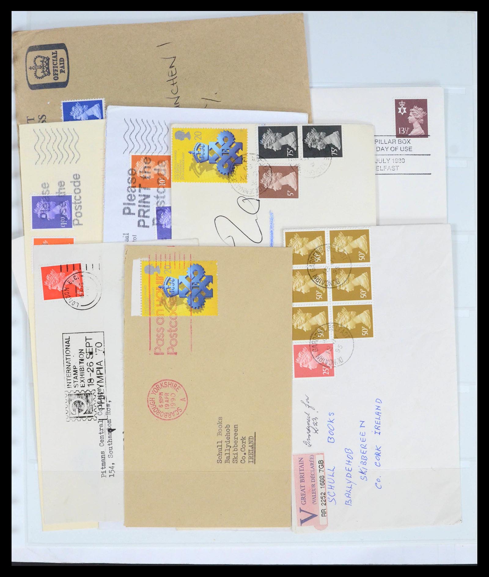 39462 0094 - Postzegelverzameling 39462 Engeland 1952-1981.
