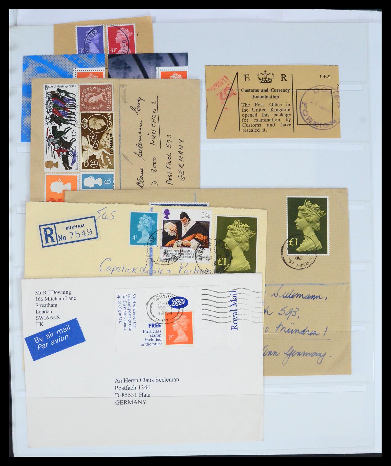 39462 0095 - Postzegelverzameling 39462 Engeland 1952-1981.