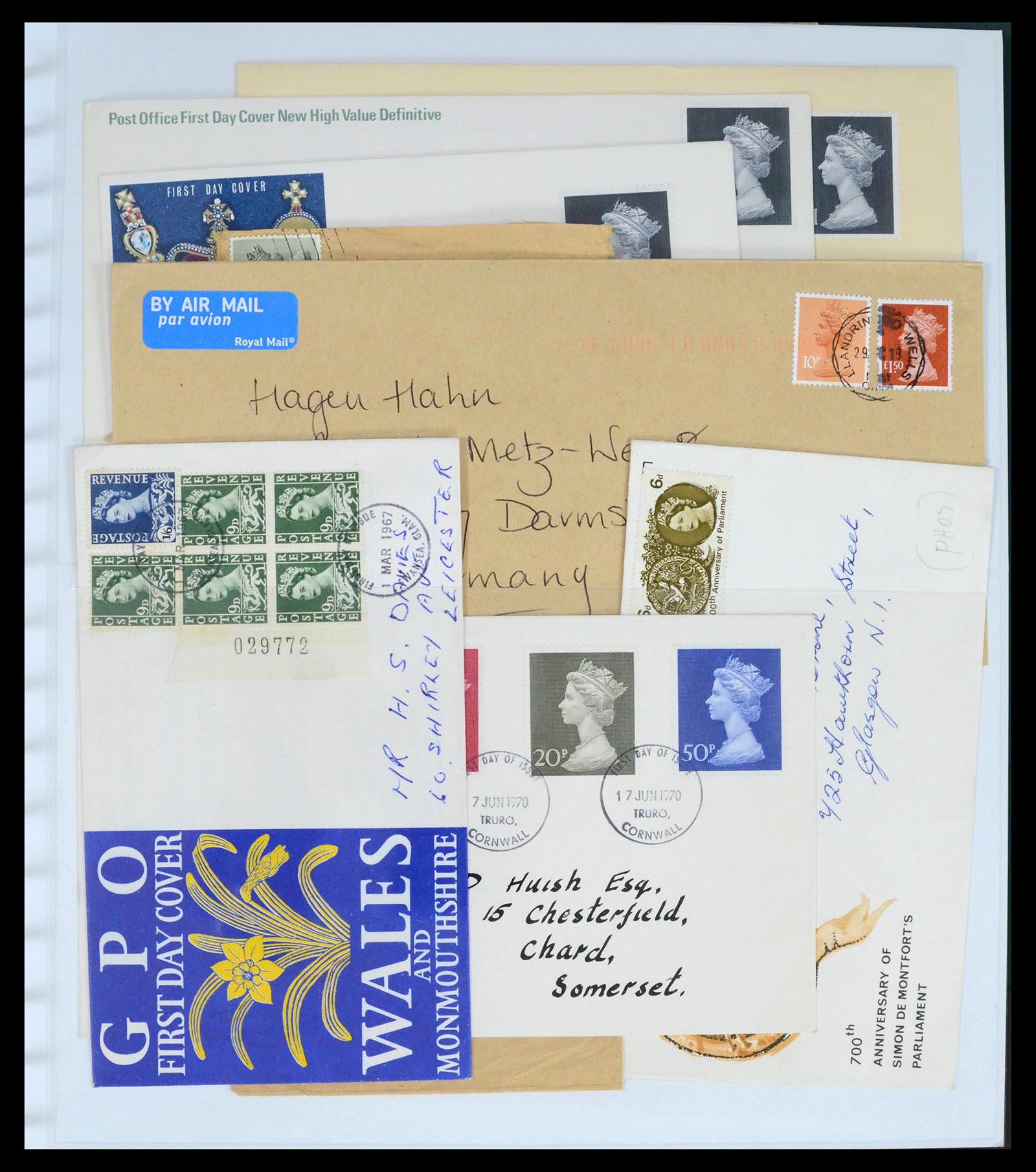 39462 0096 - Postzegelverzameling 39462 Engeland 1952-1981.