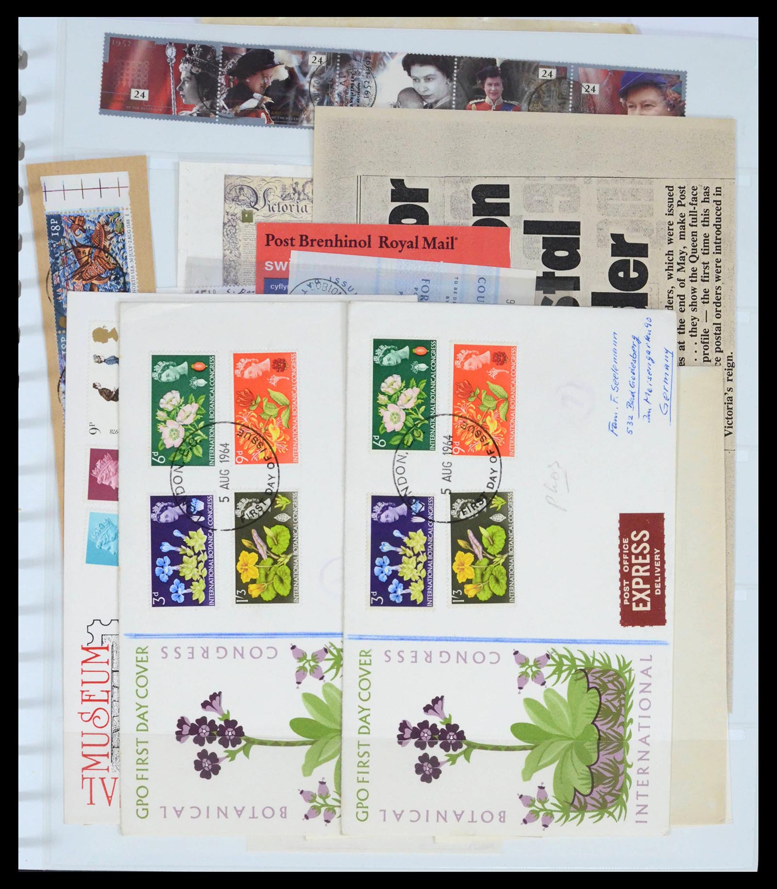 39462 0098 - Postzegelverzameling 39462 Engeland 1952-1981.