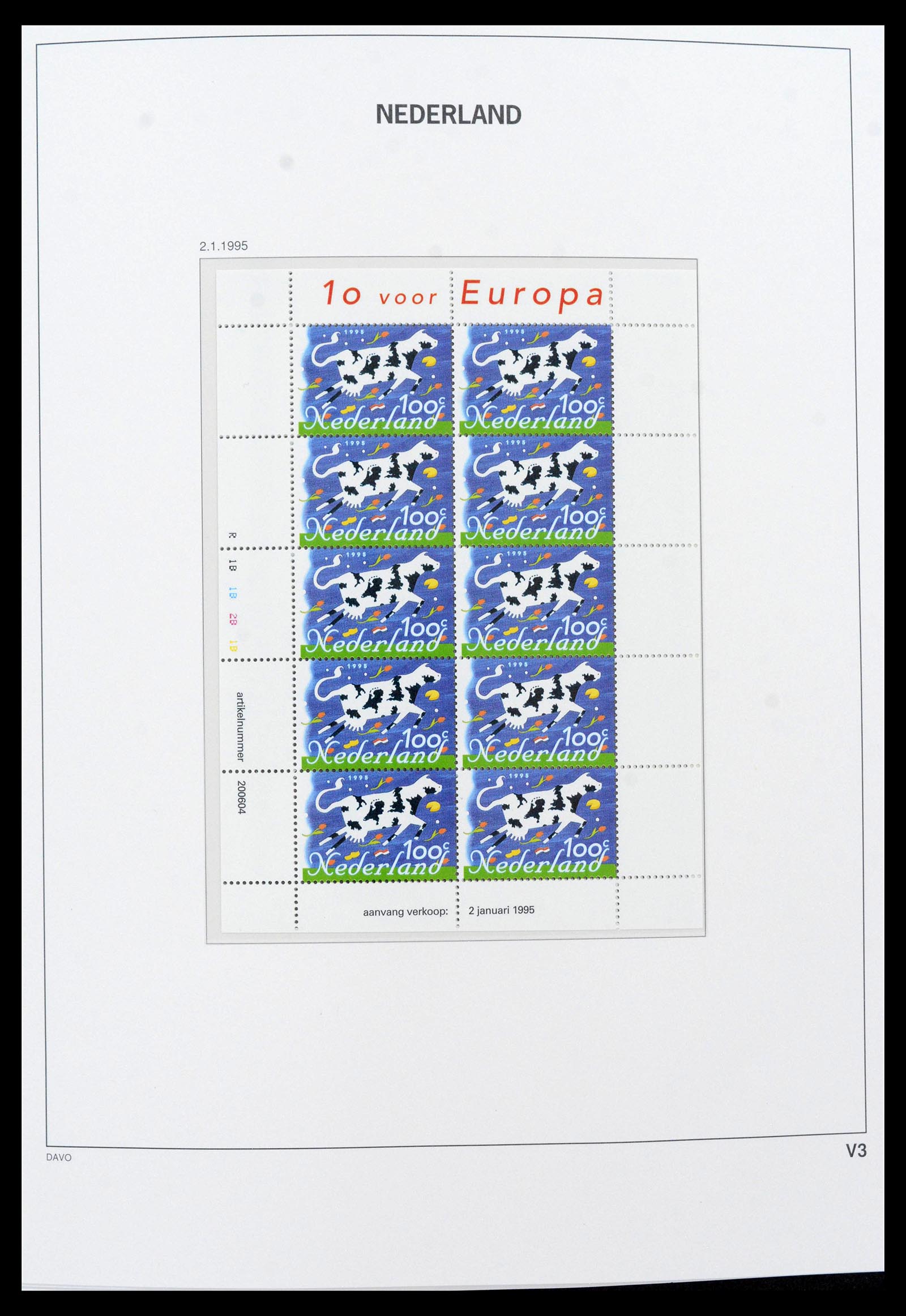 39468 0003 - Postzegelverzameling 39468 Nederland velletjes 1993-2023!!