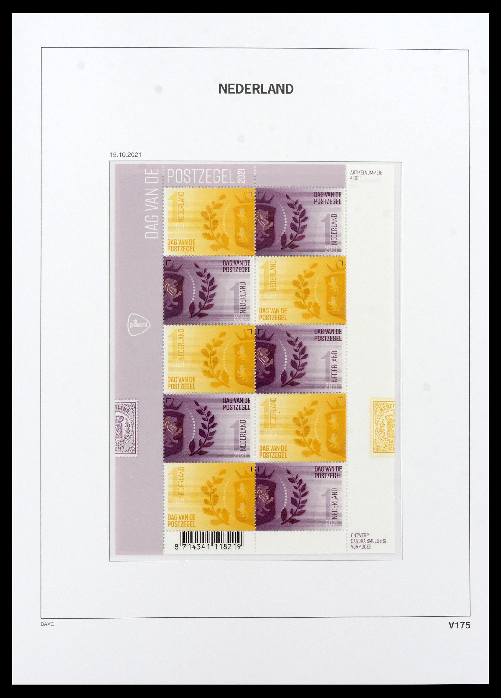 39468 0189 - Postzegelverzameling 39468 Nederland velletjes 1993-2023!!