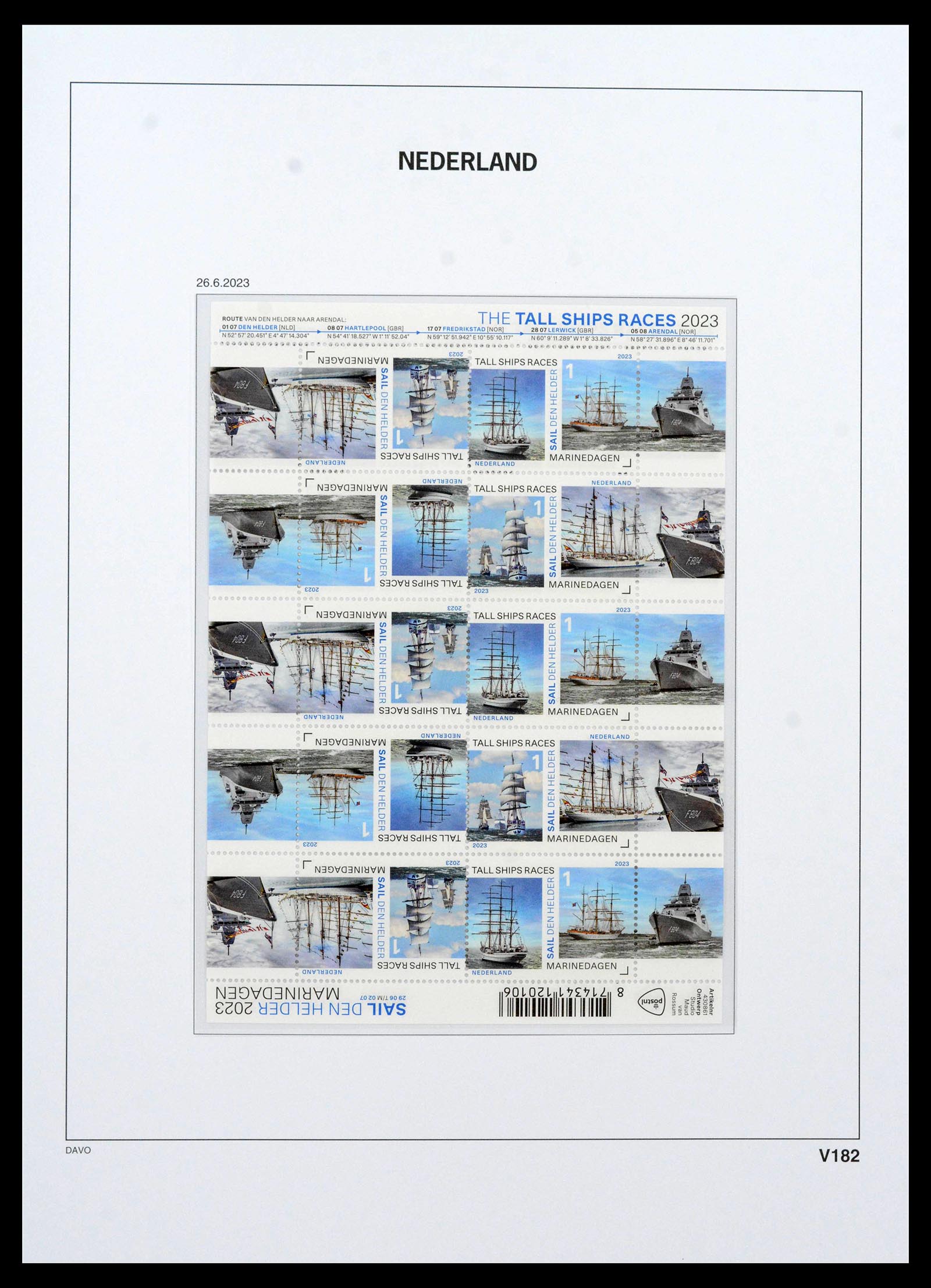 39468 0196 - Postzegelverzameling 39468 Nederland velletjes 1993-2023!!
