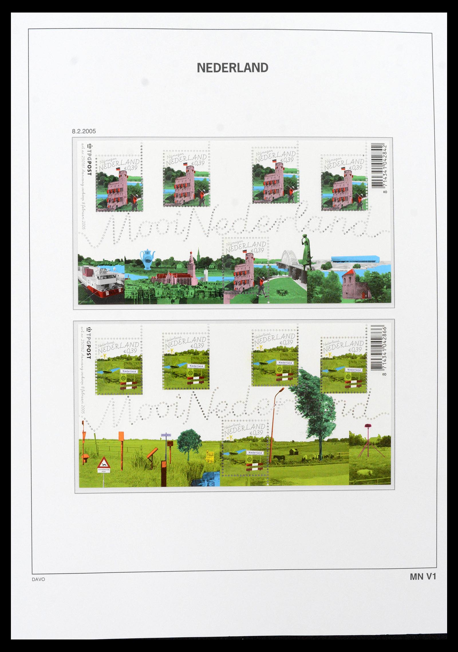 39468 0199 - Postzegelverzameling 39468 Nederland velletjes 1993-2023!!