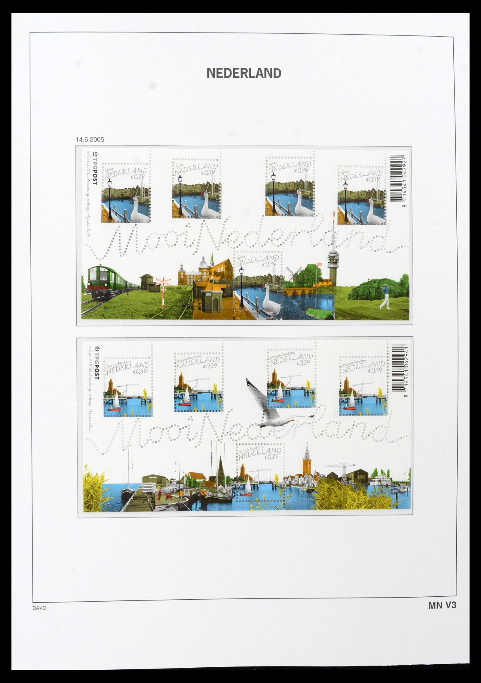 39468 0201 - Postzegelverzameling 39468 Nederland velletjes 1993-2023!!