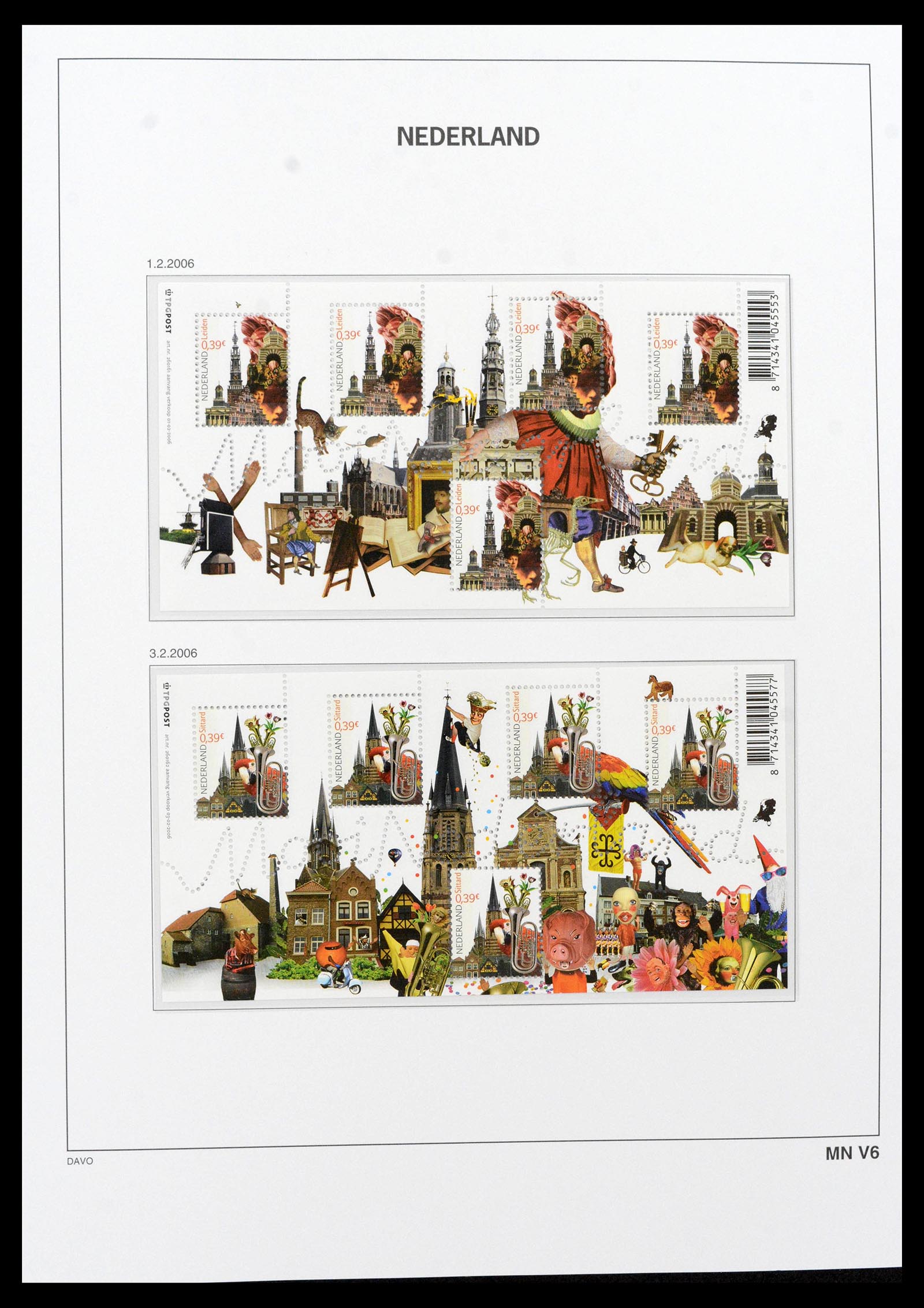 39468 0204 - Postzegelverzameling 39468 Nederland velletjes 1993-2023!!