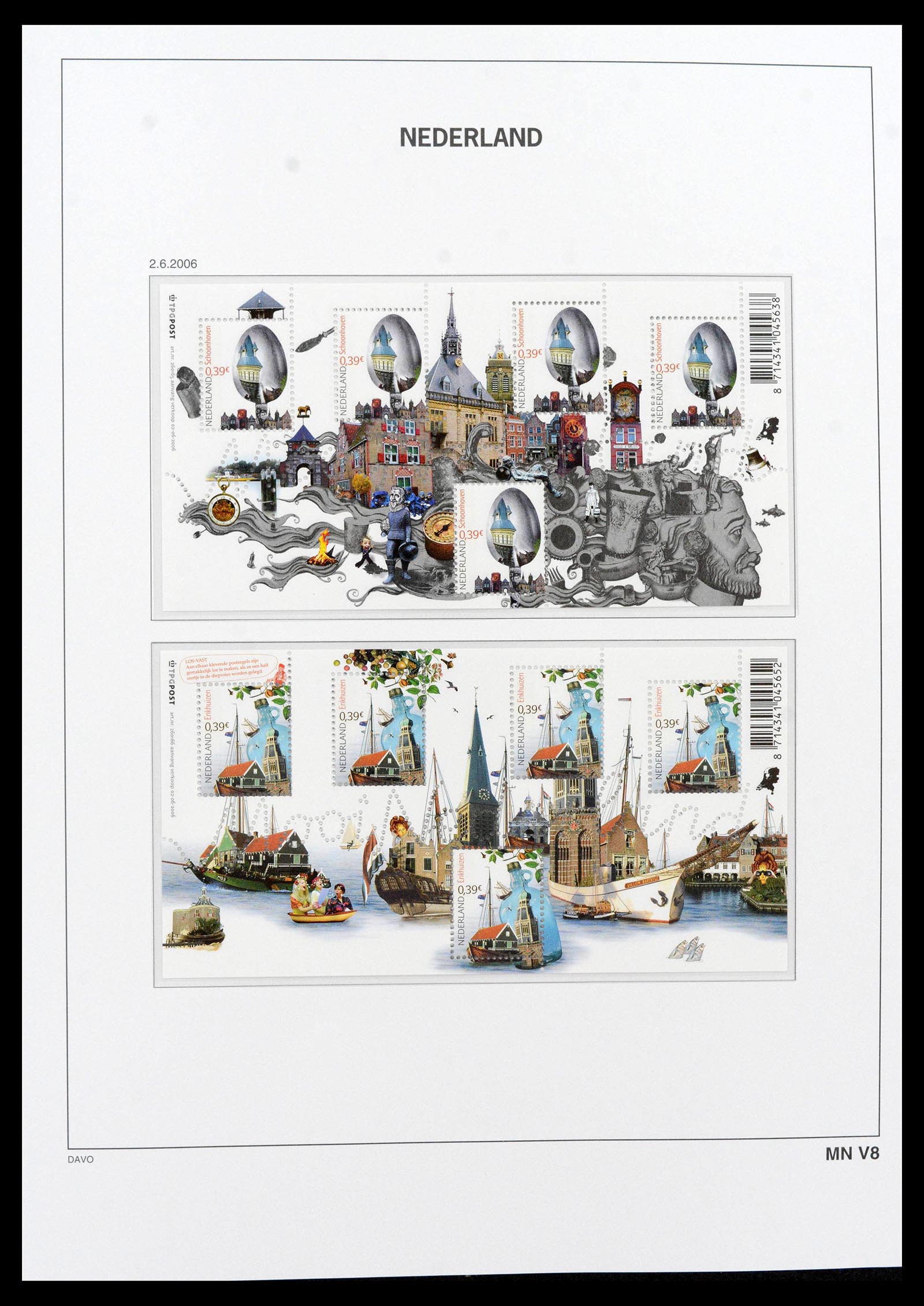 39468 0206 - Postzegelverzameling 39468 Nederland velletjes 1993-2023!!