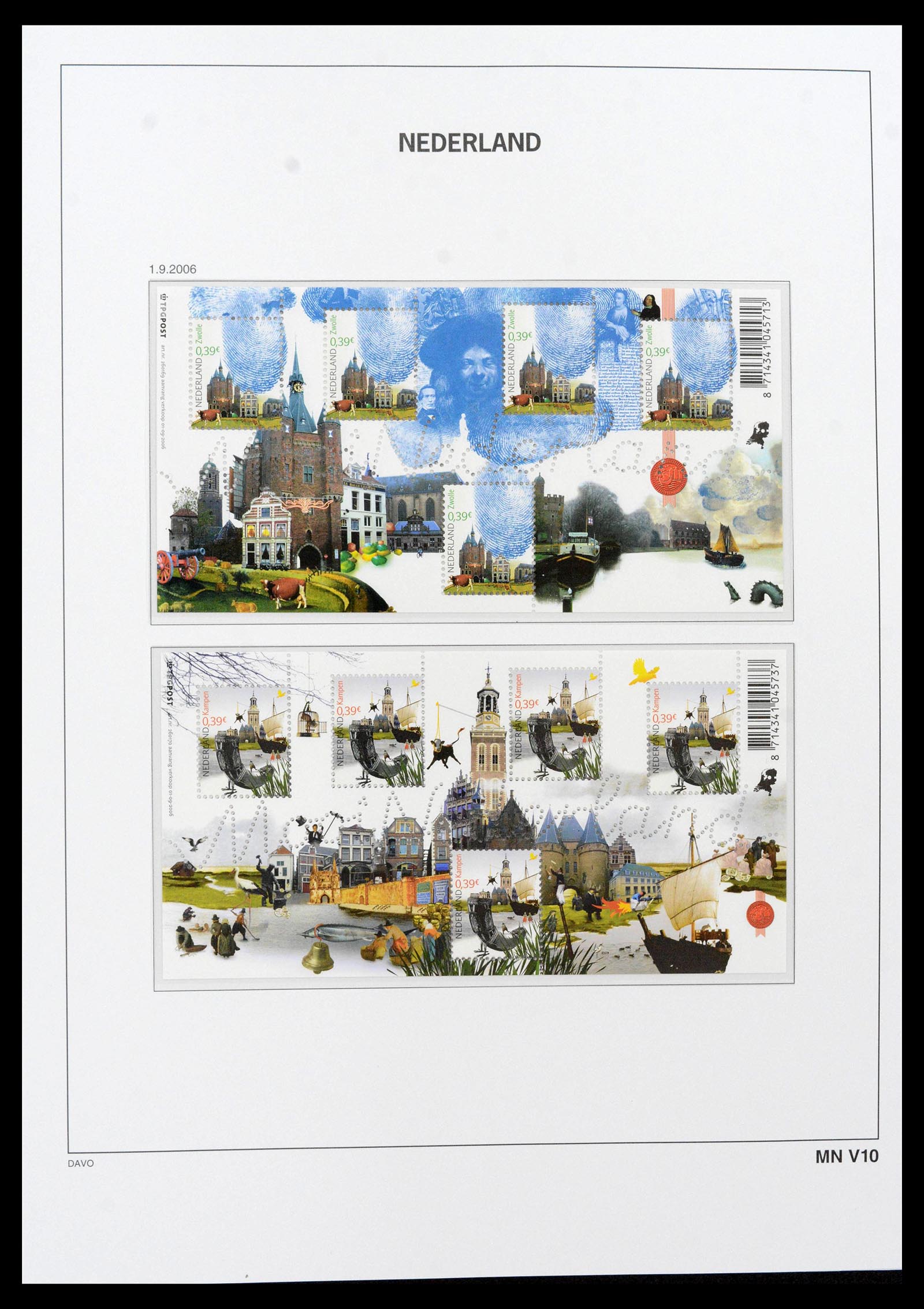 39468 0208 - Postzegelverzameling 39468 Nederland velletjes 1993-2023!!