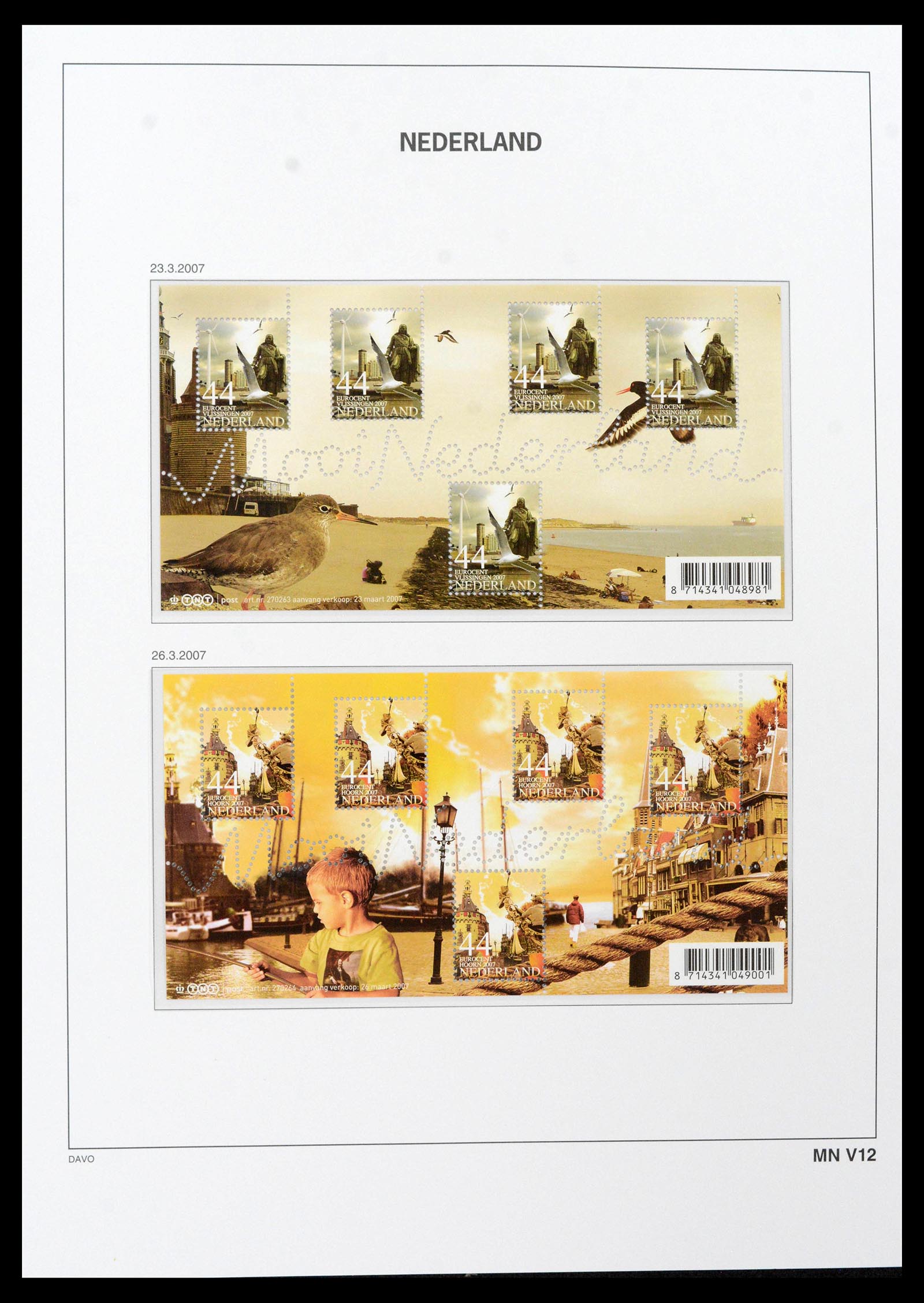 39468 0210 - Postzegelverzameling 39468 Nederland velletjes 1993-2023!!
