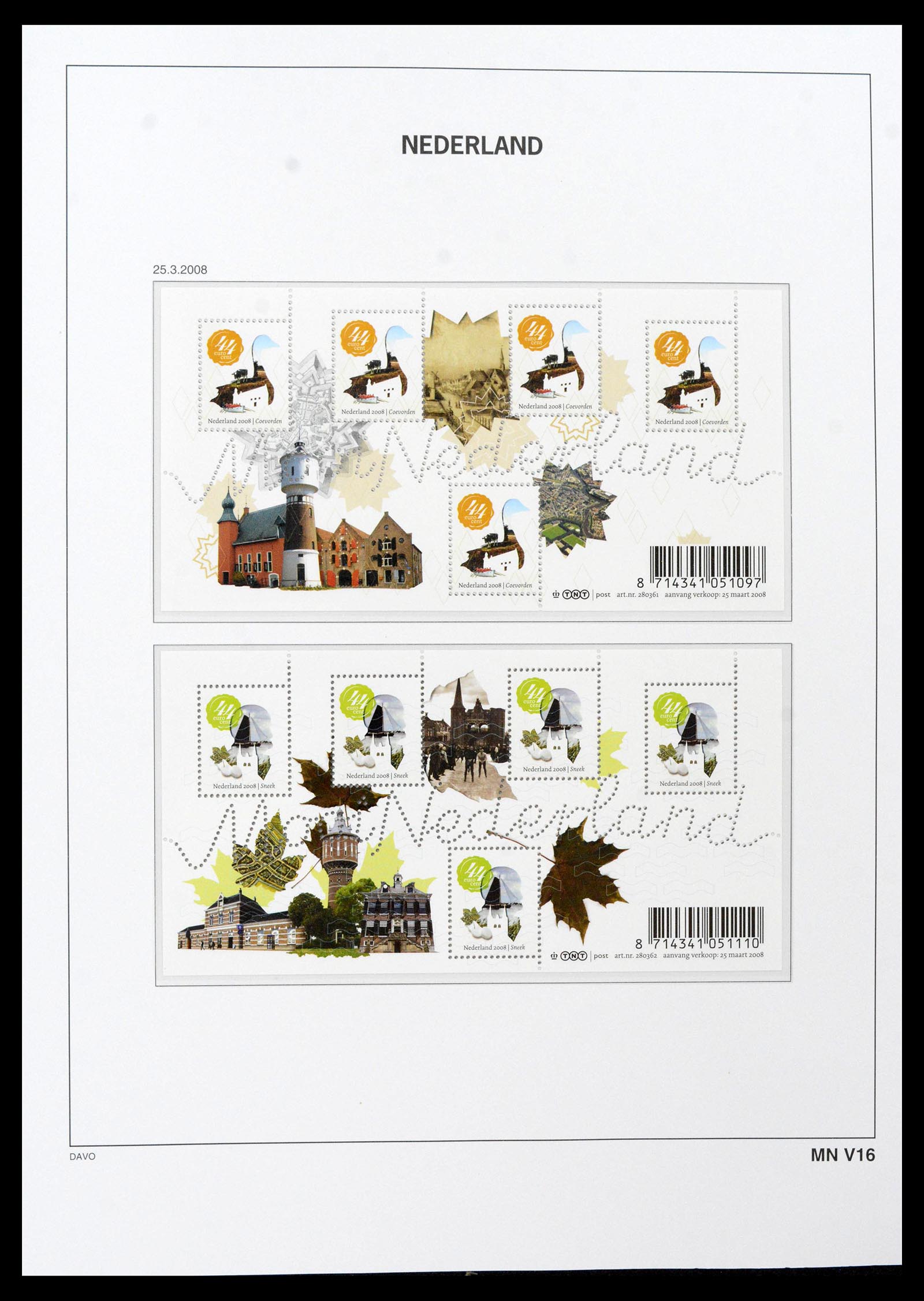 39468 0214 - Postzegelverzameling 39468 Nederland velletjes 1993-2023!!