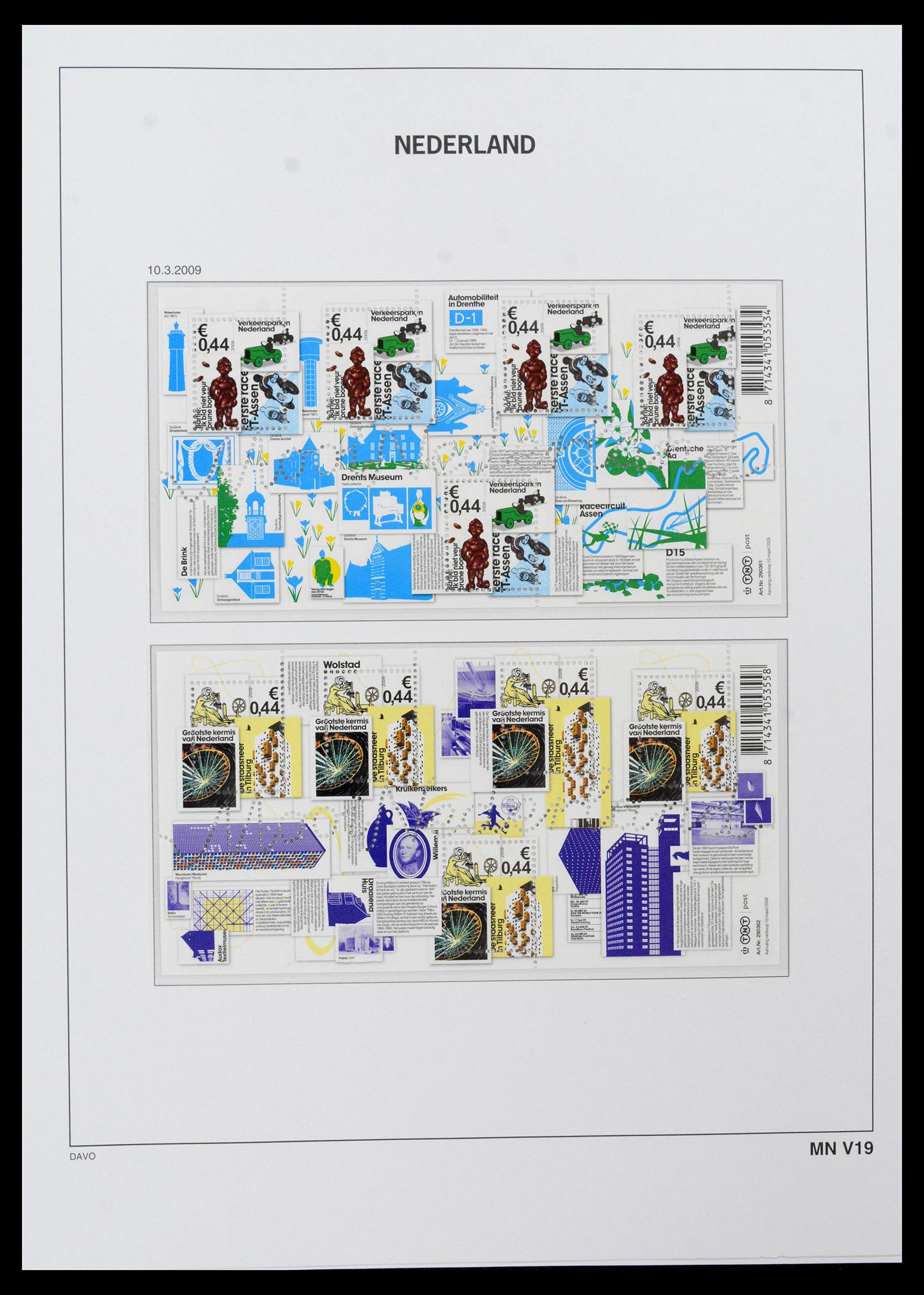 39468 0217 - Postzegelverzameling 39468 Nederland velletjes 1993-2023!!