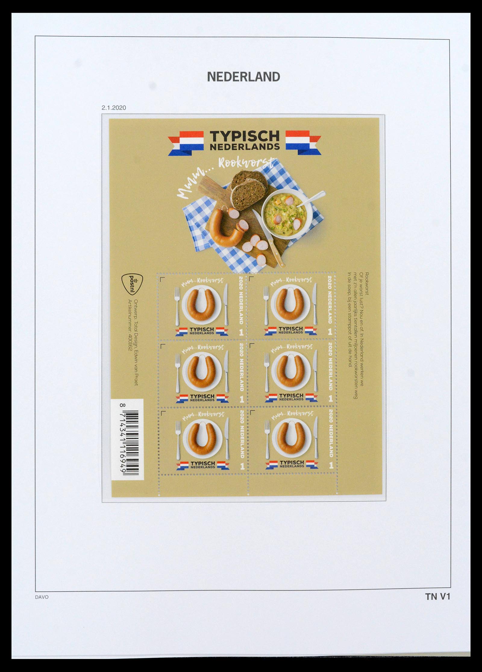 39468 0250 - Postzegelverzameling 39468 Nederland velletjes 1993-2023!!