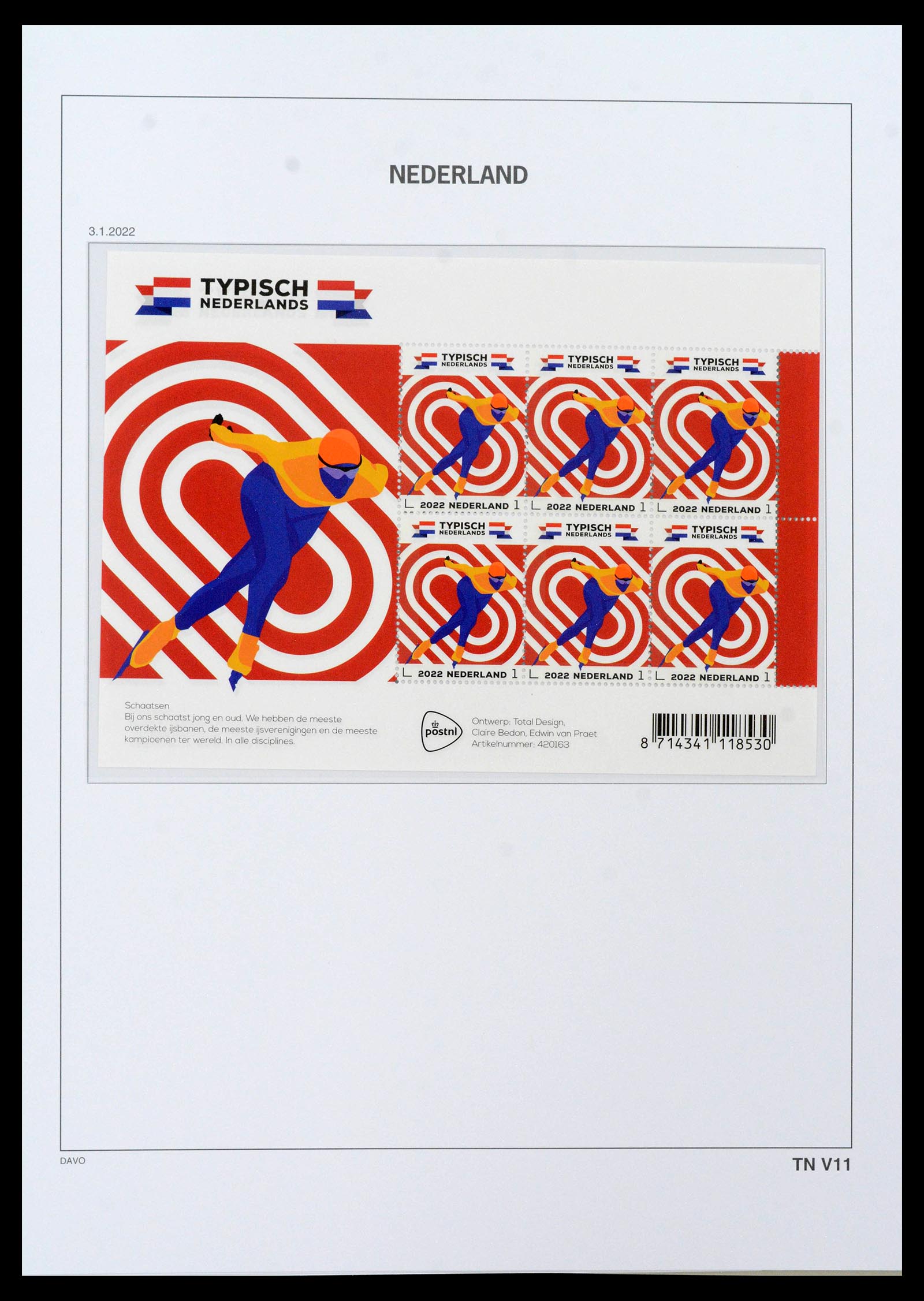 39468 0260 - Postzegelverzameling 39468 Nederland velletjes 1993-2023!!