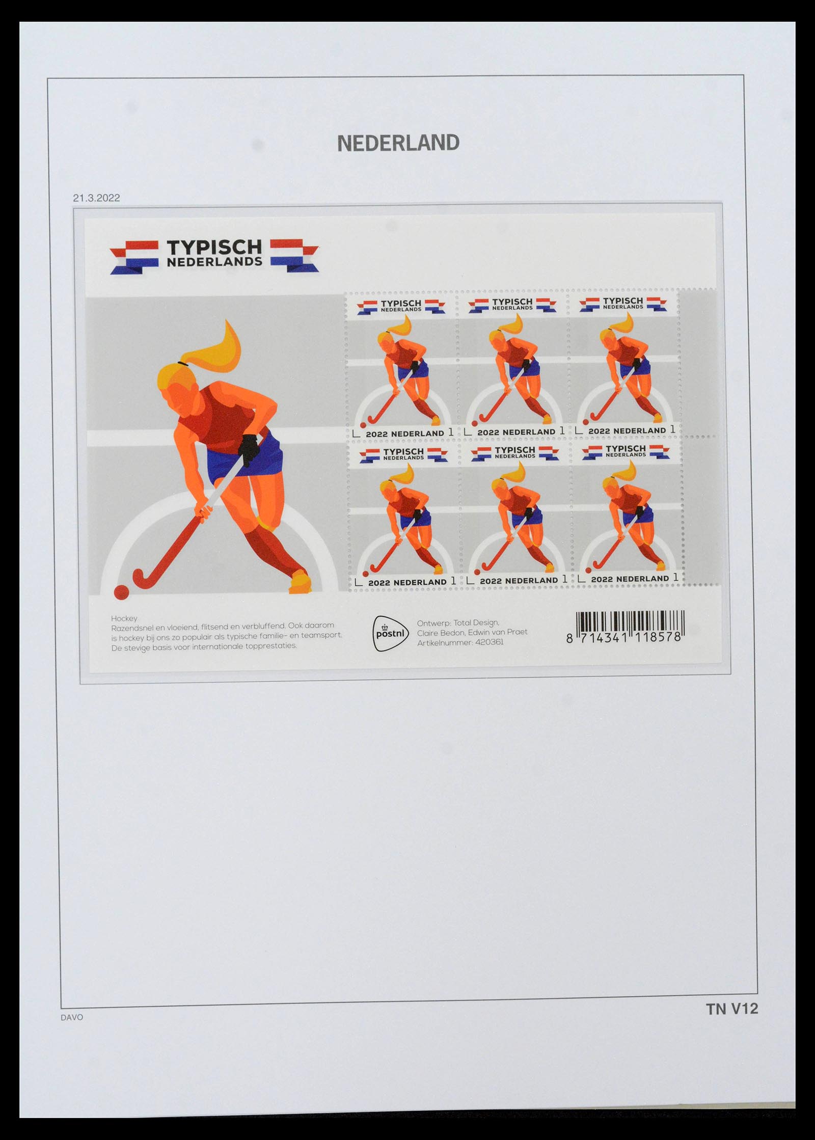 39468 0261 - Postzegelverzameling 39468 Nederland velletjes 1993-2023!!