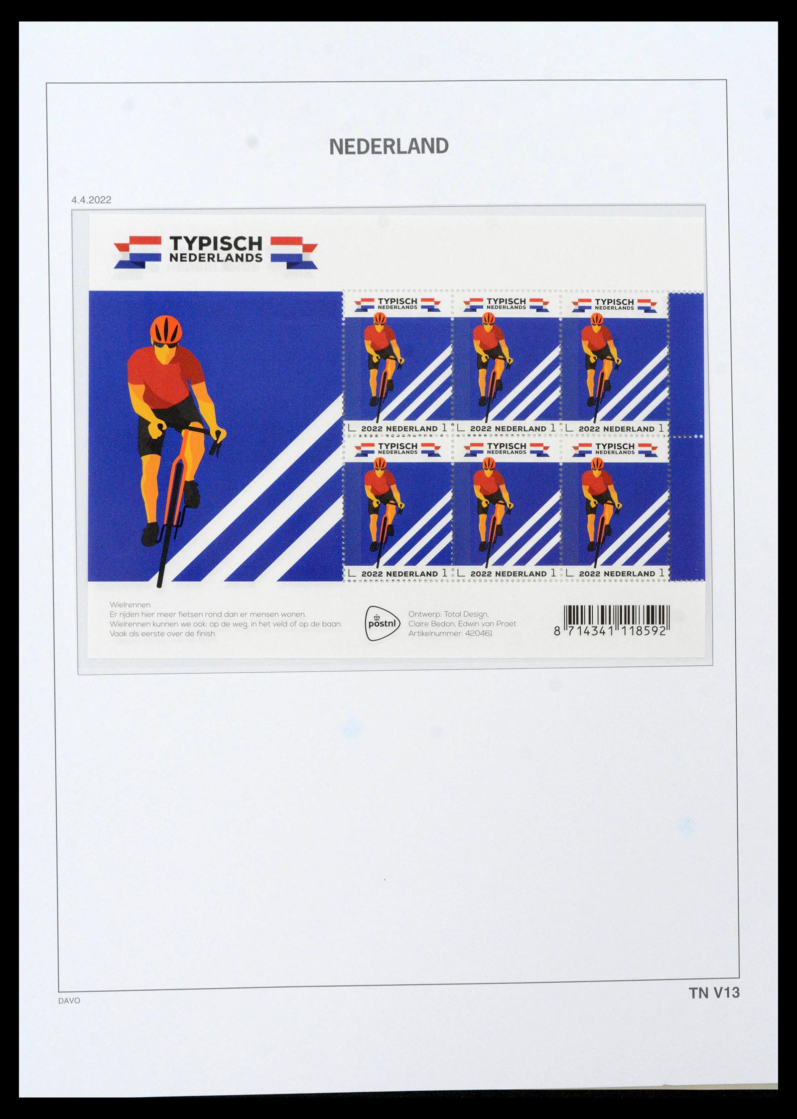 39468 0262 - Postzegelverzameling 39468 Nederland velletjes 1993-2023!!