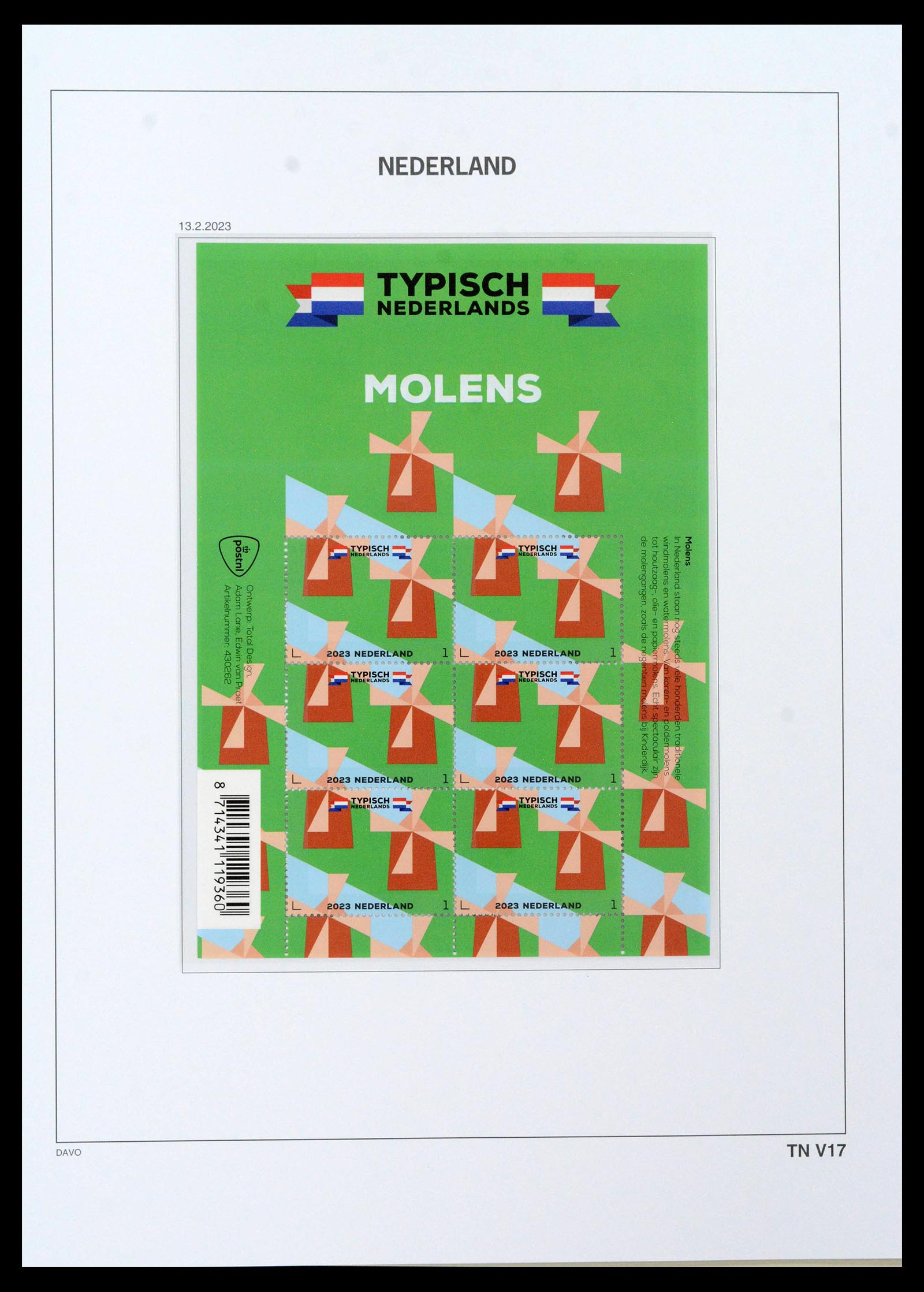 39468 0266 - Postzegelverzameling 39468 Nederland velletjes 1993-2023!!