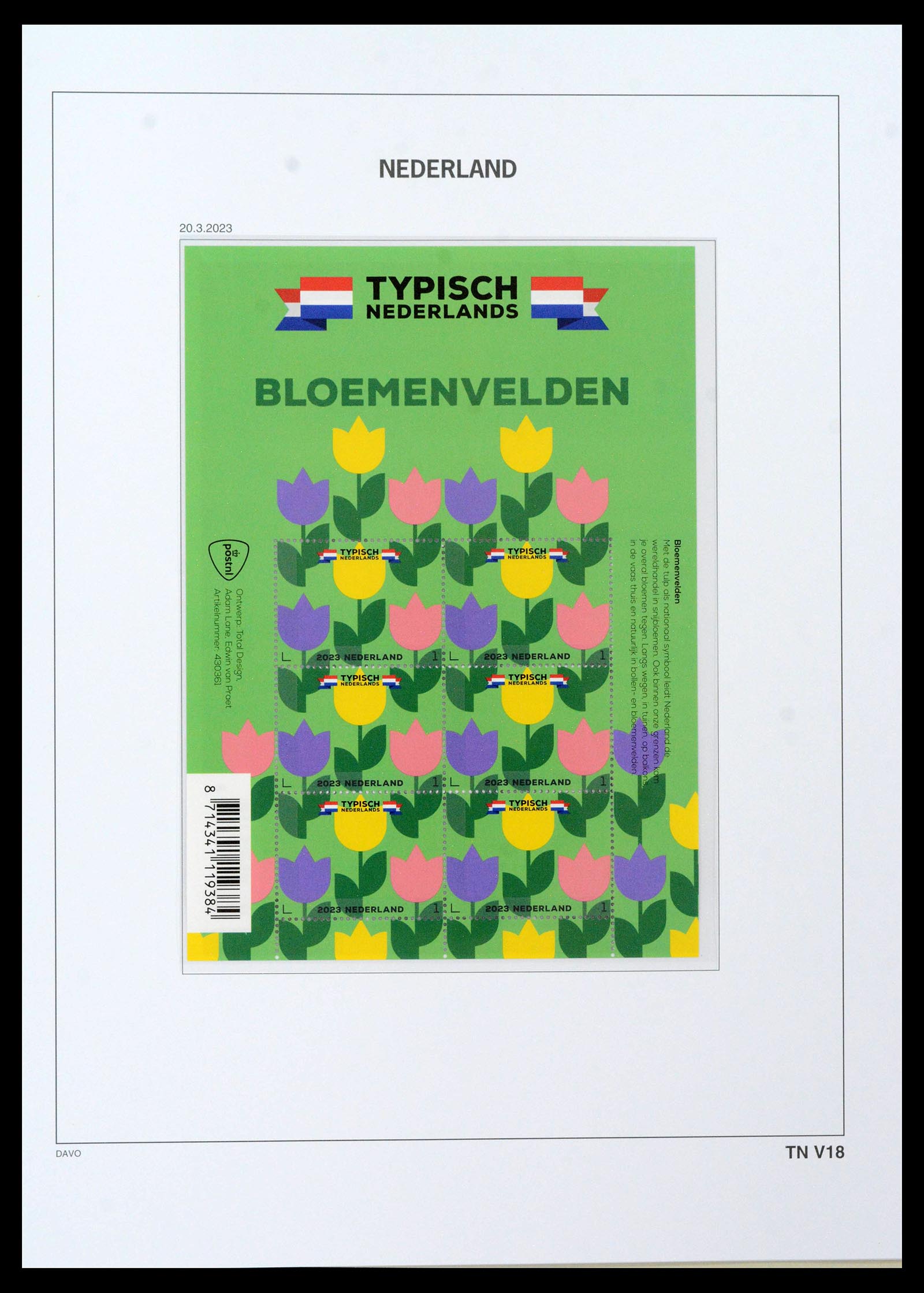39468 0267 - Postzegelverzameling 39468 Nederland velletjes 1993-2023!!