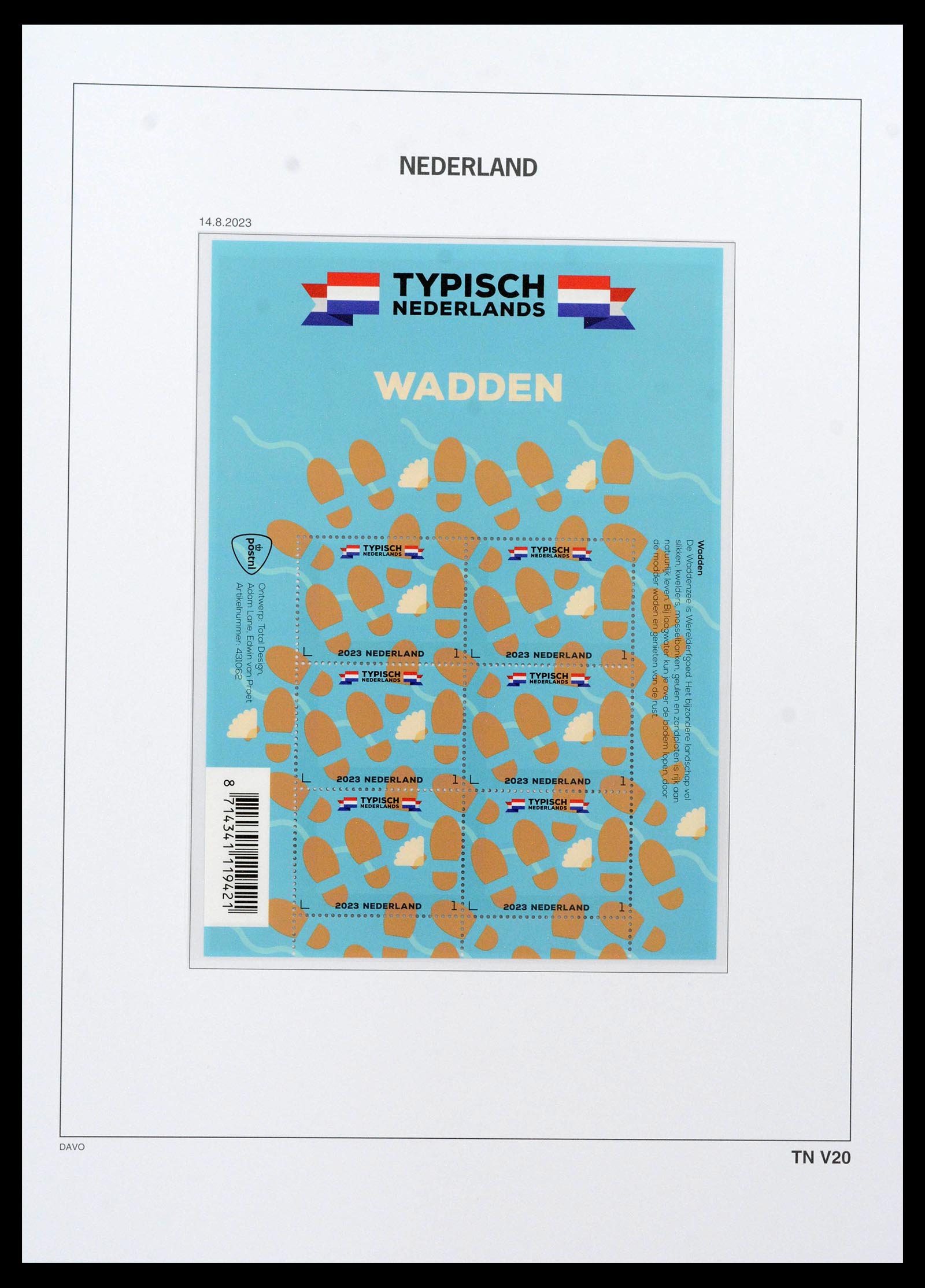 39468 0269 - Postzegelverzameling 39468 Nederland velletjes 1993-2023!!